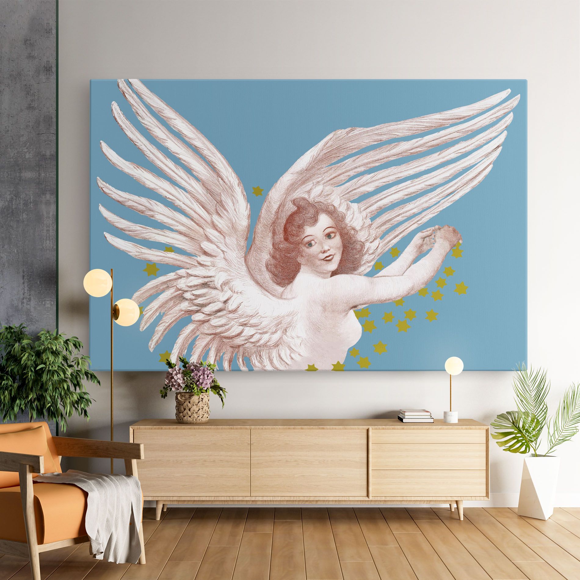 Stars Angel mockup 9