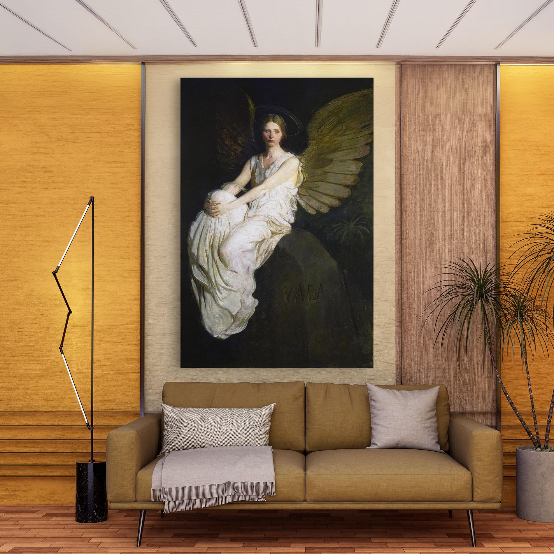 Tablou Canvas Angel Thinking mockup 9