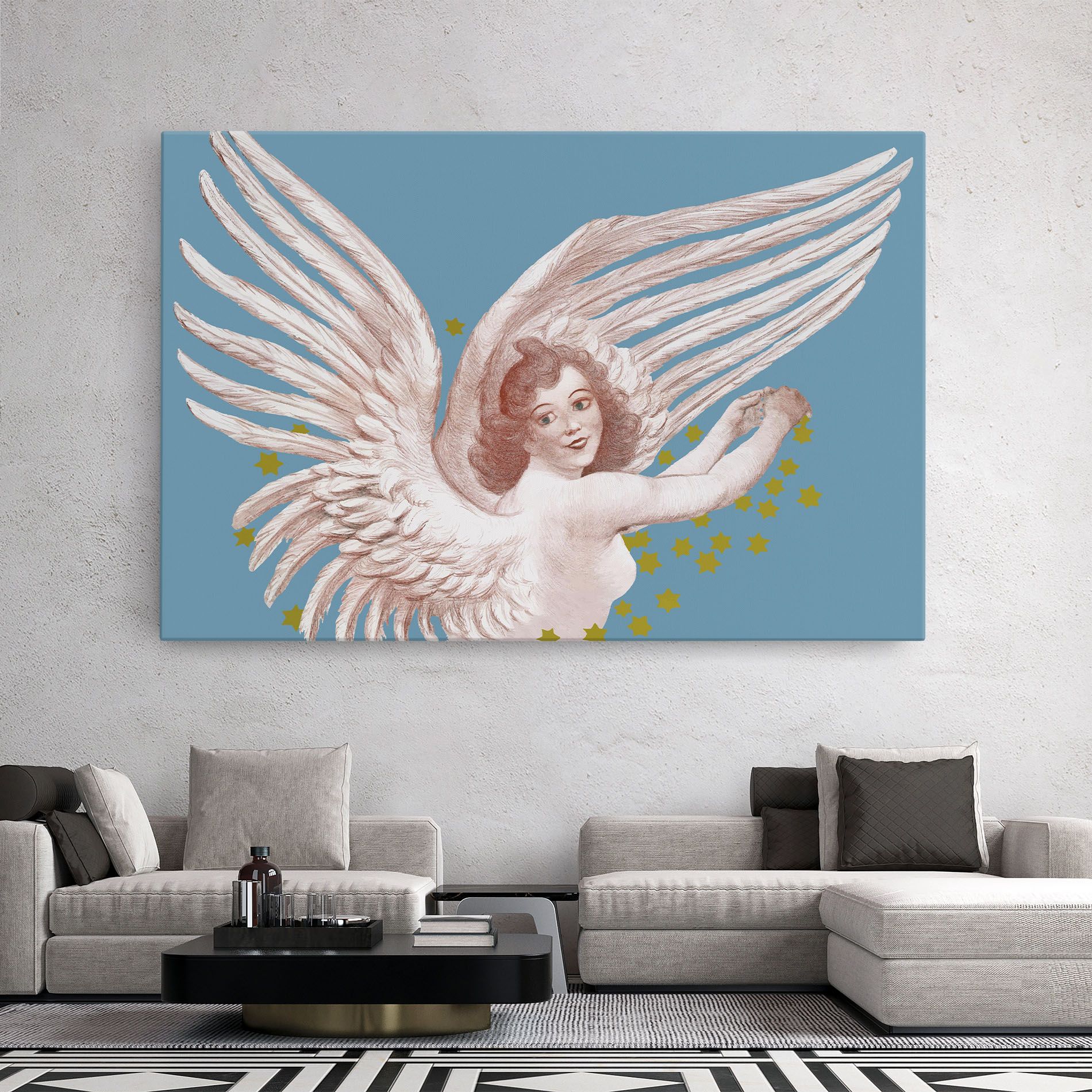 Stars Angel mockup 2