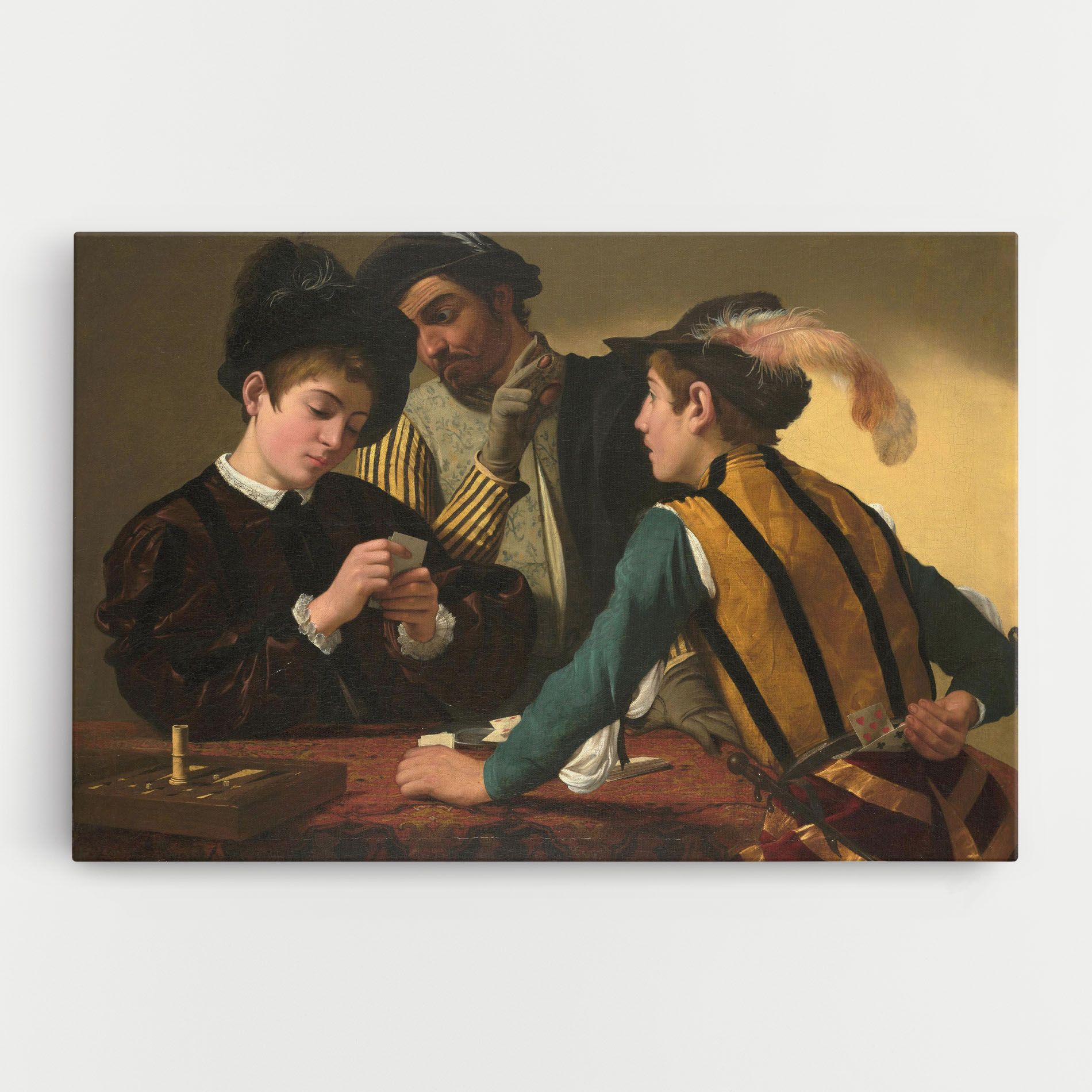 Caravaggio The Cardsharps mockup 0