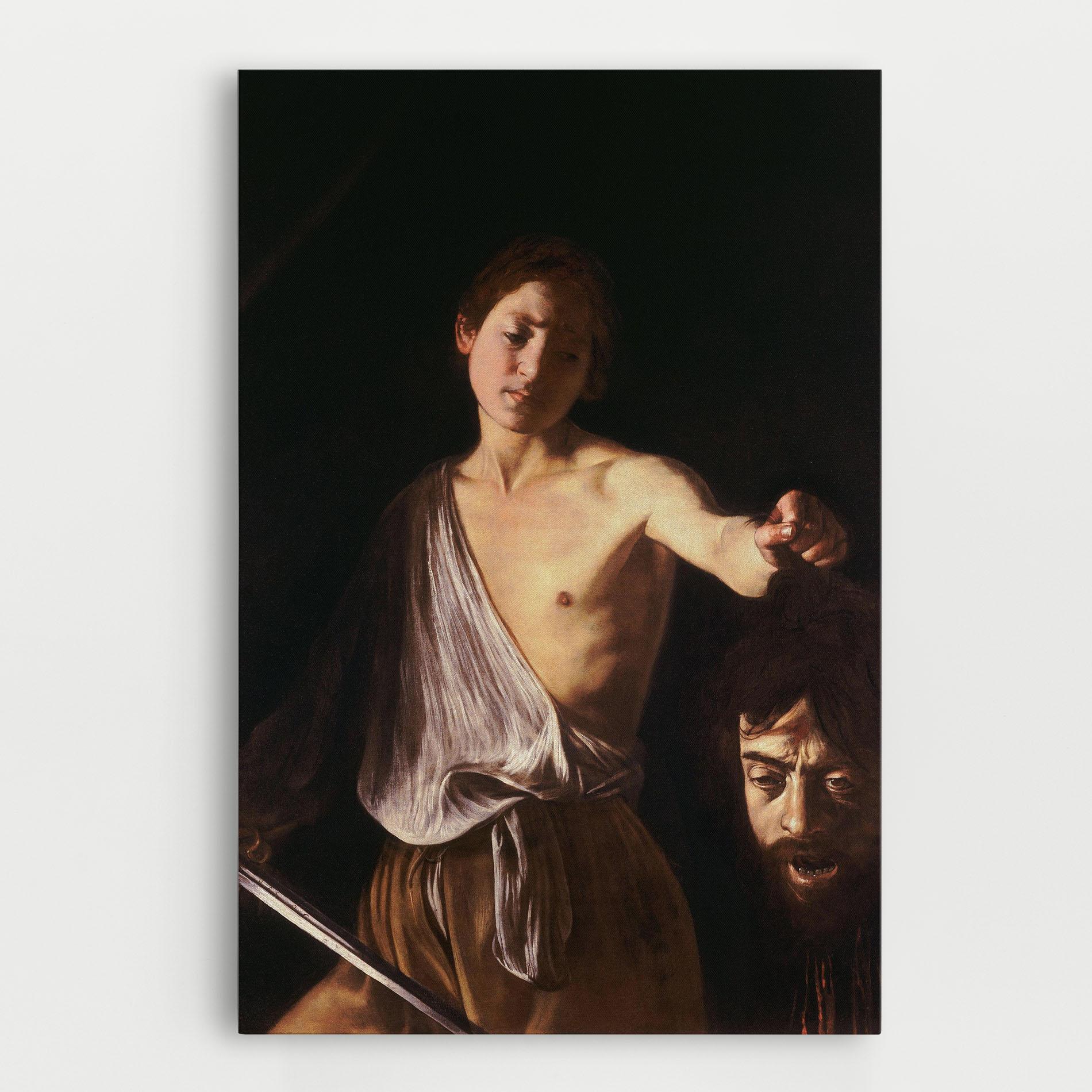 Tablou Canvas David With The Head Of Goliath mockup 0