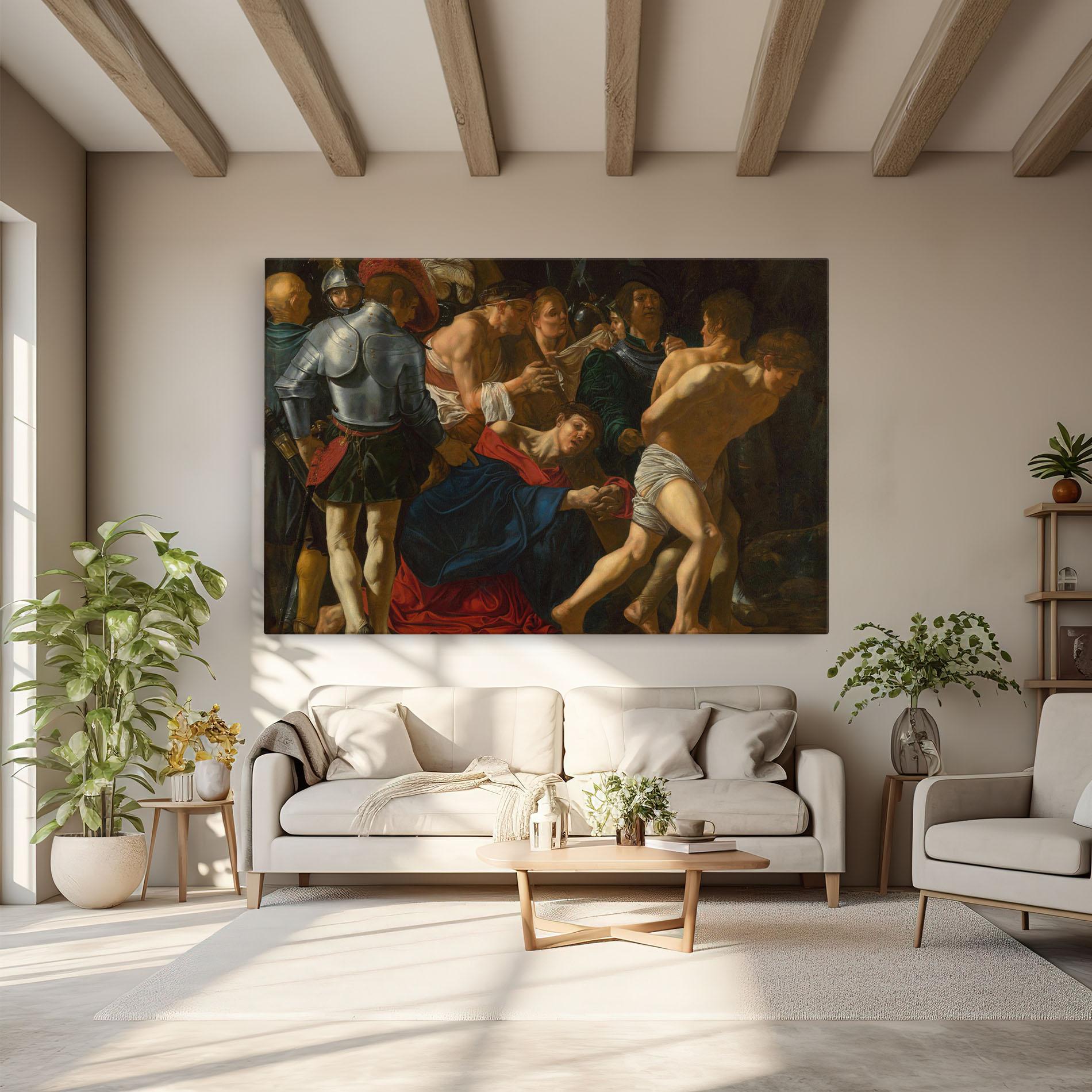 Tablou Canvas Fall Of Christ Calvary mockup 6