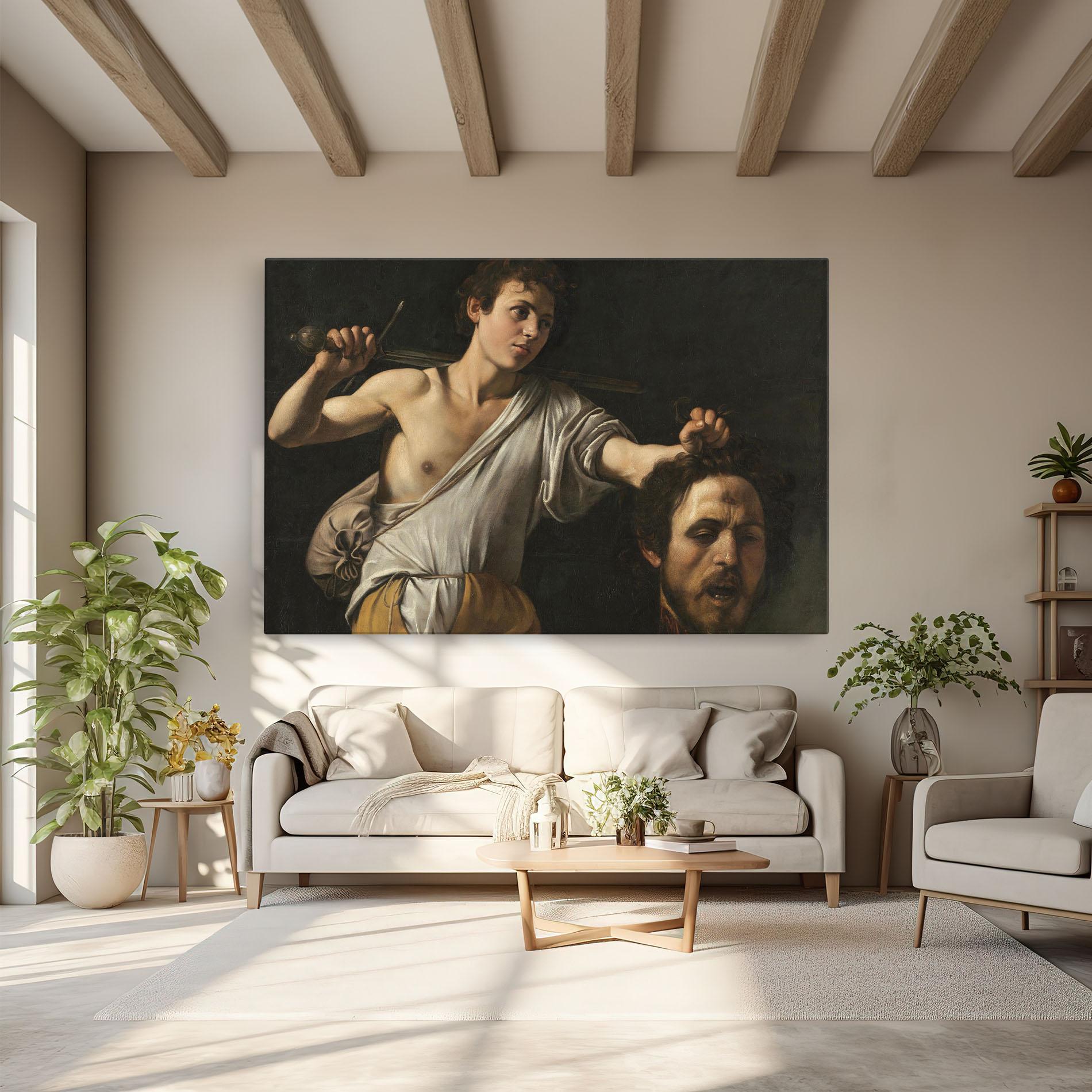 Tablou Canvas The Head Of Goliath mockup 6