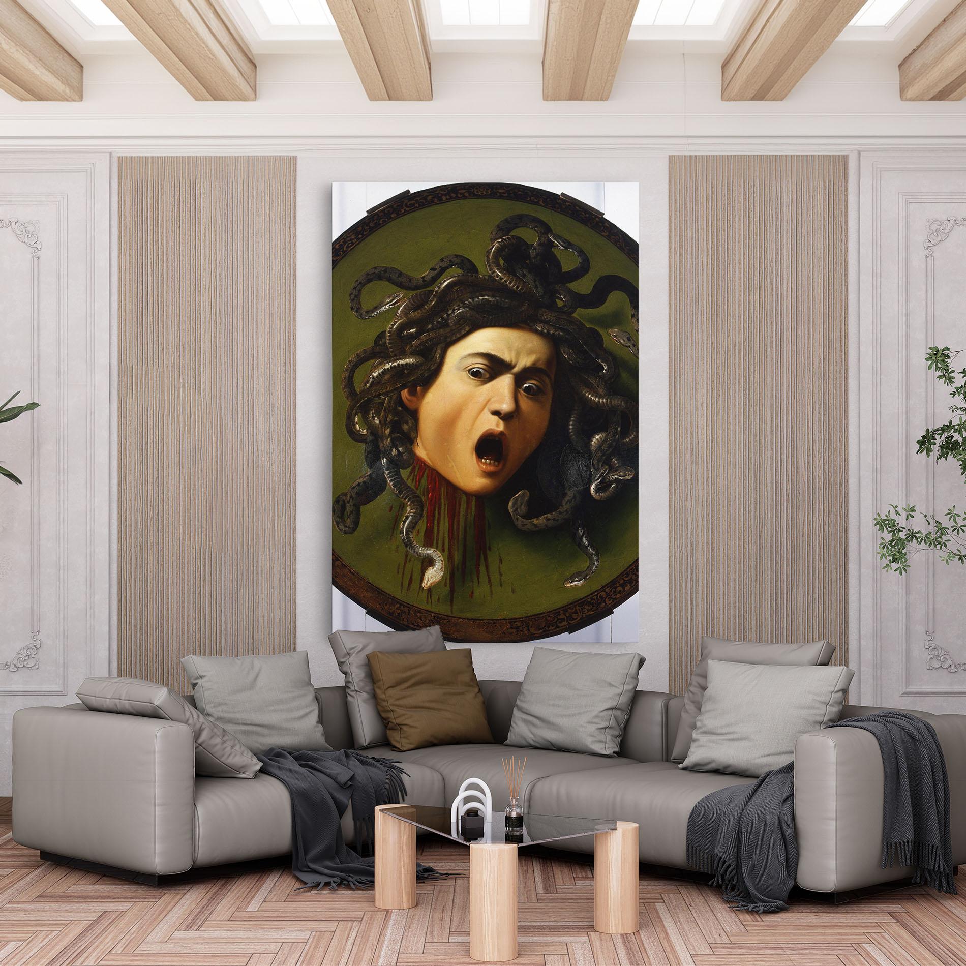 Tablou Canvas Caravaggio Medusa mockup 6