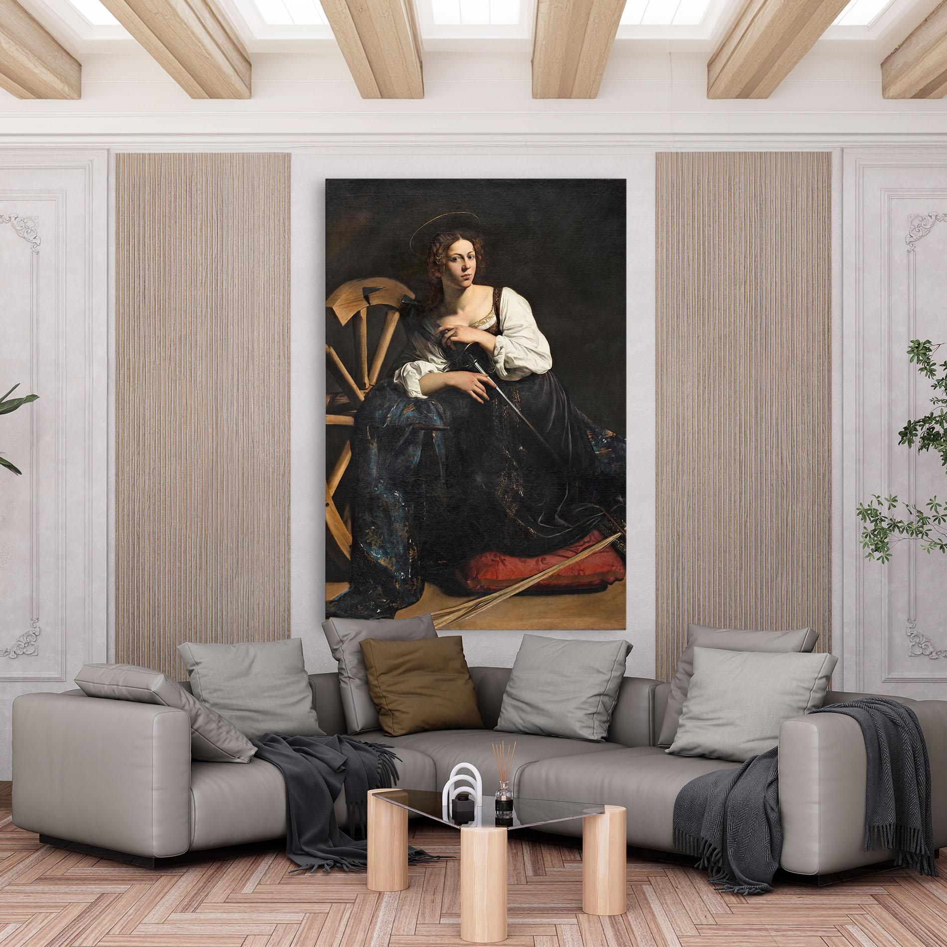Tablou Canvas Saint Catherine Of Alexandria mockup 6