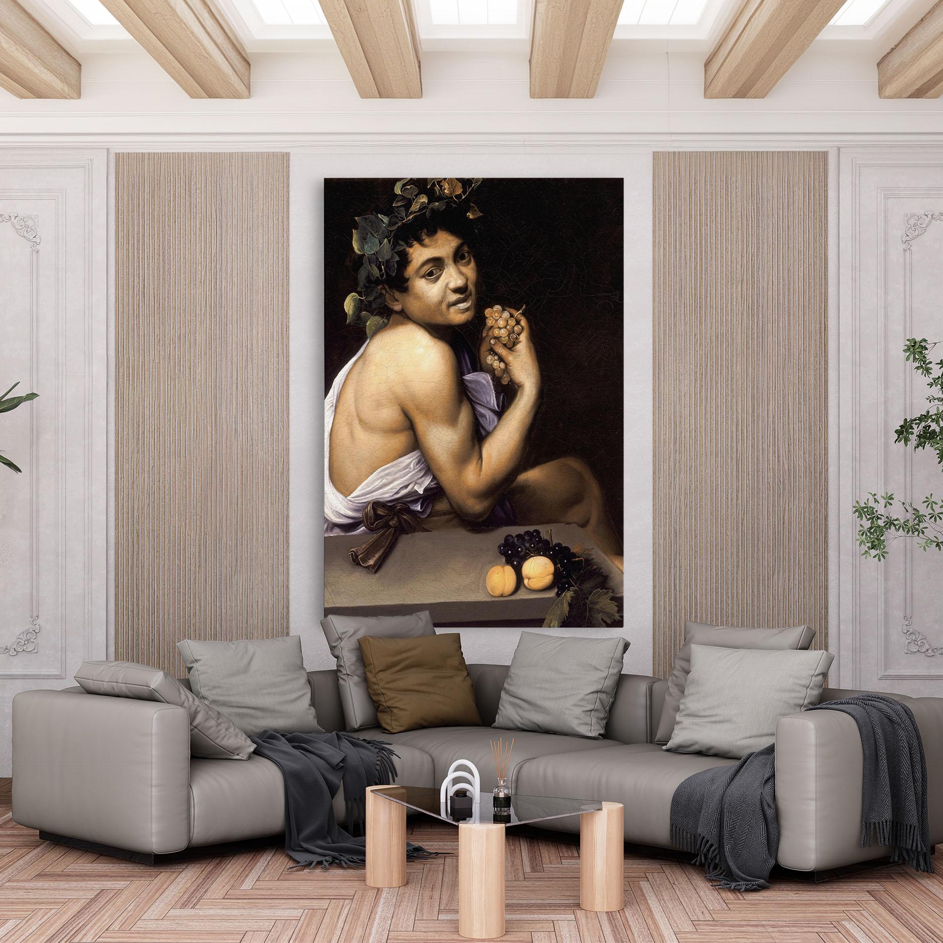 Tablou Canvas Young Sick Bacchus mockup 6
