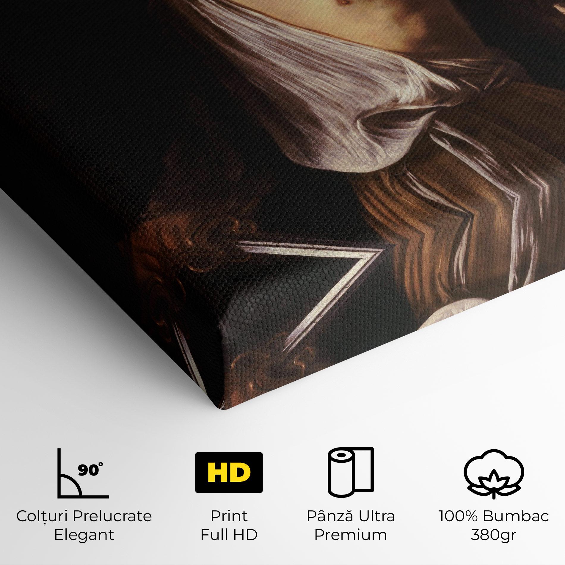 Tablou Canvas David With The Head Of Goliath mockup 4