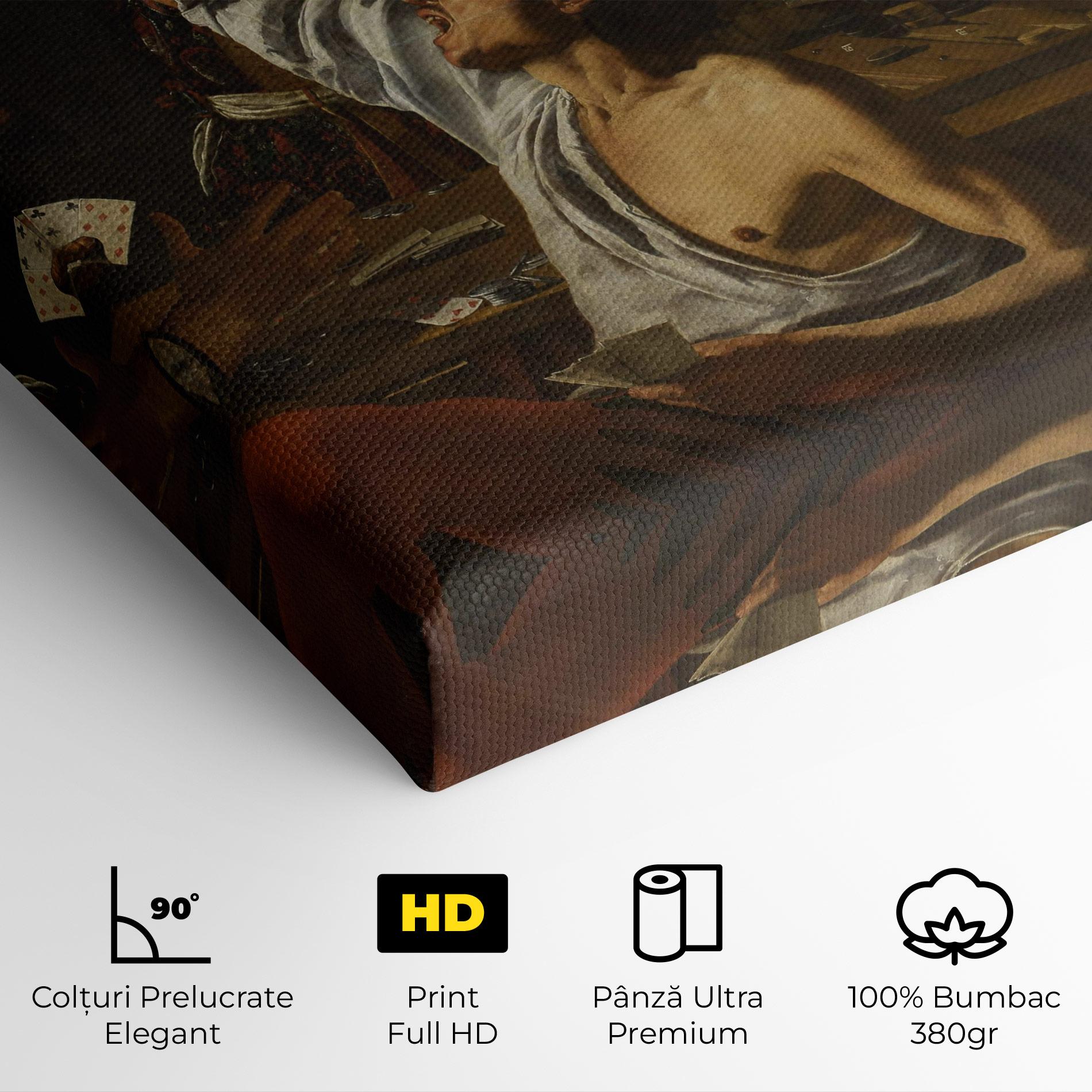 Tablou Canvas Rombouts Backgammon mockup 4