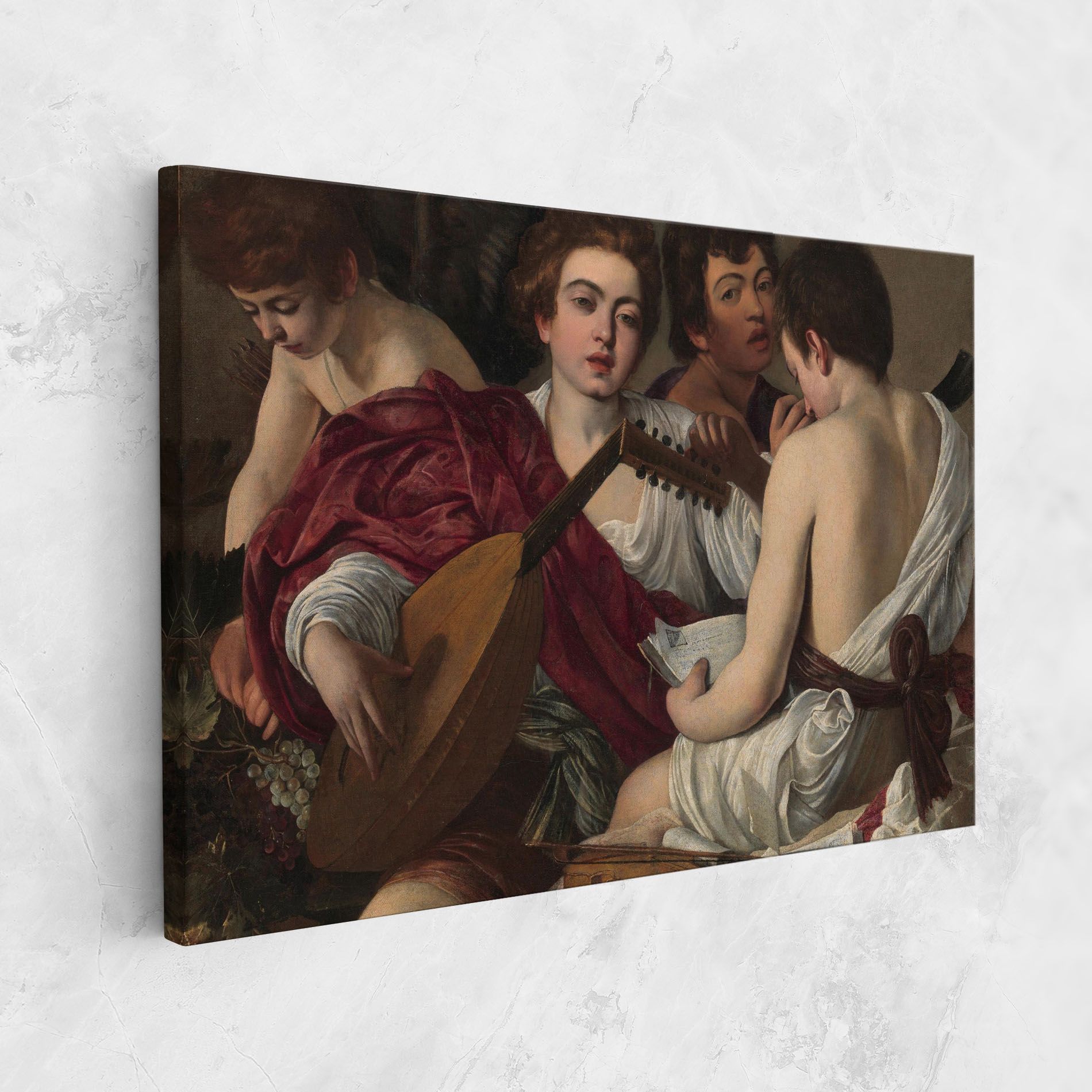 Caravaggio Musici mockup 1
