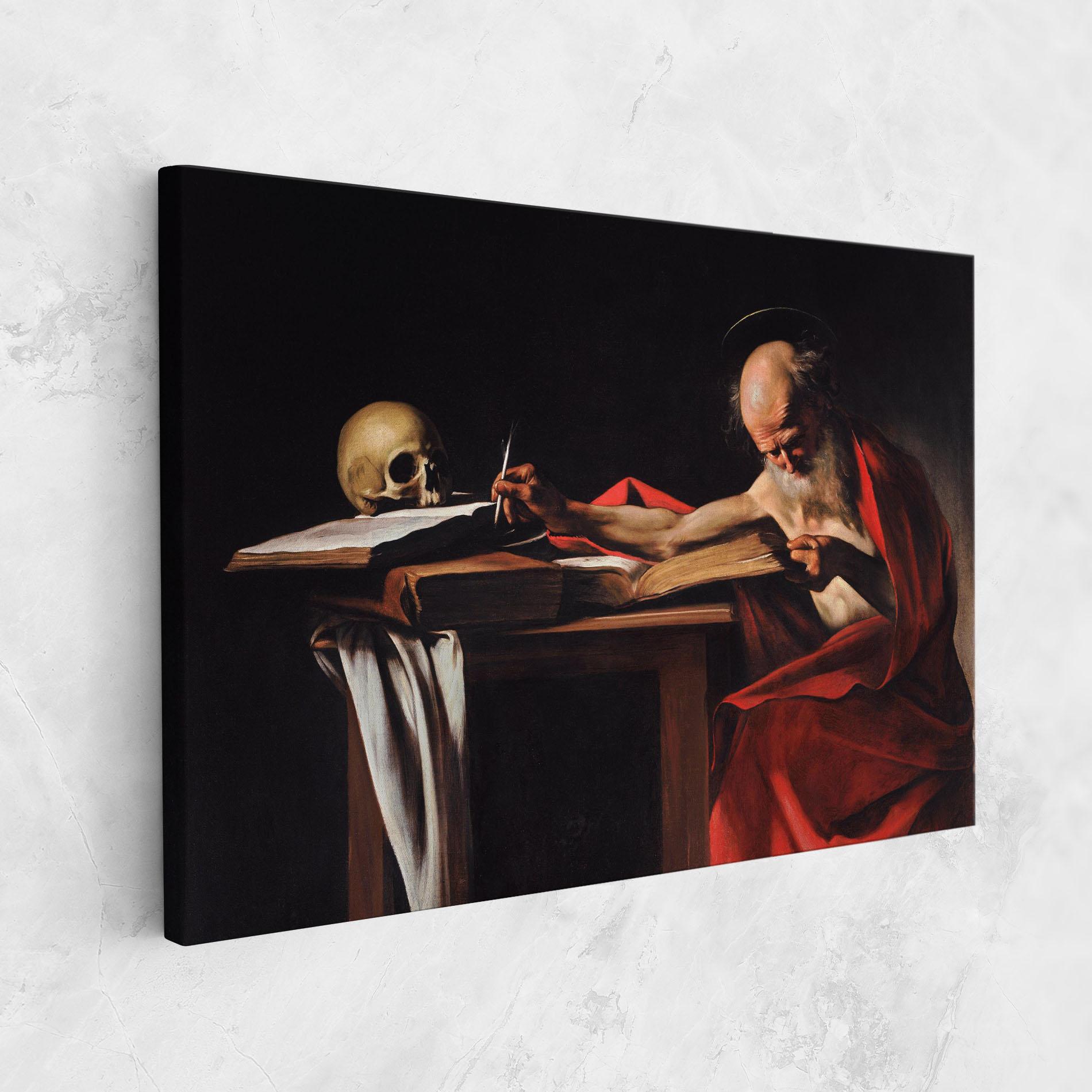 Tablou Canvas Saint Jerome Writing mockup 1