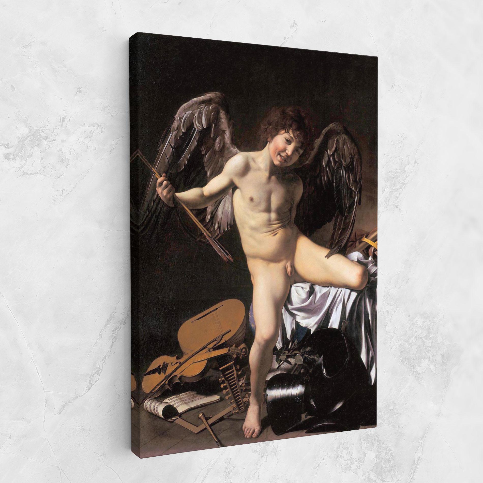 Tablou Canvas Amor Vincet Omnia mockup 1