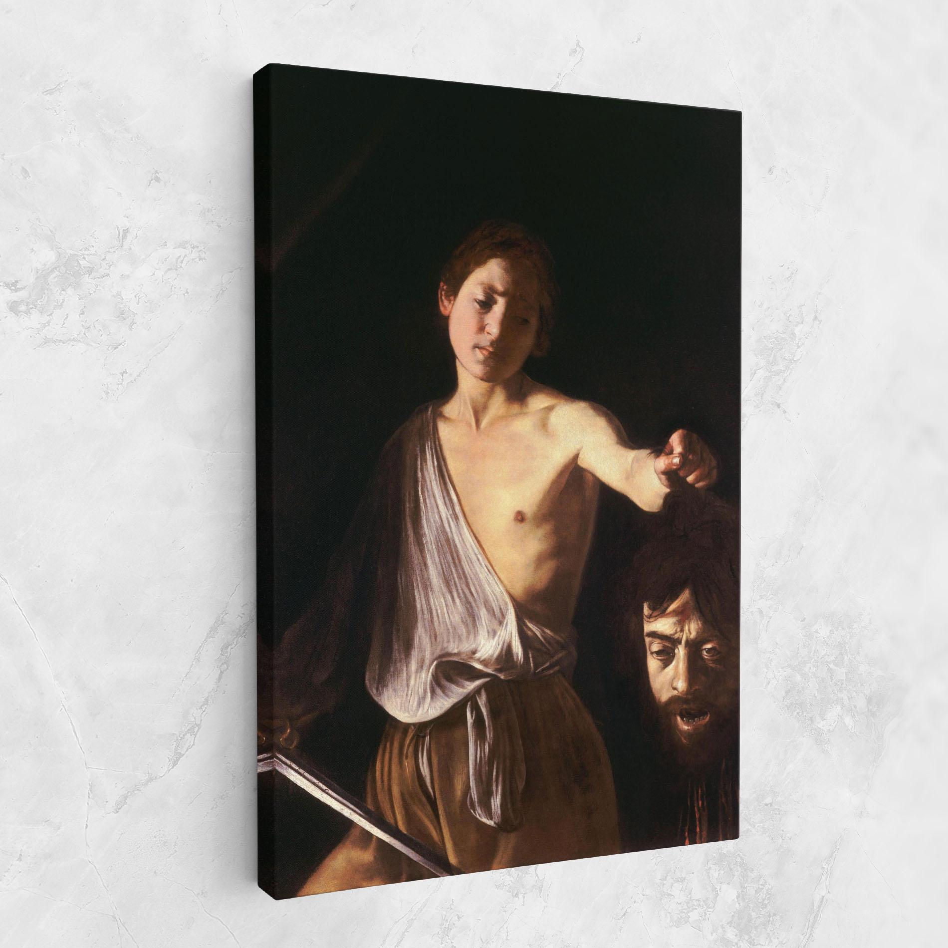 Tablou Canvas David With The Head Of Goliath mockup 1