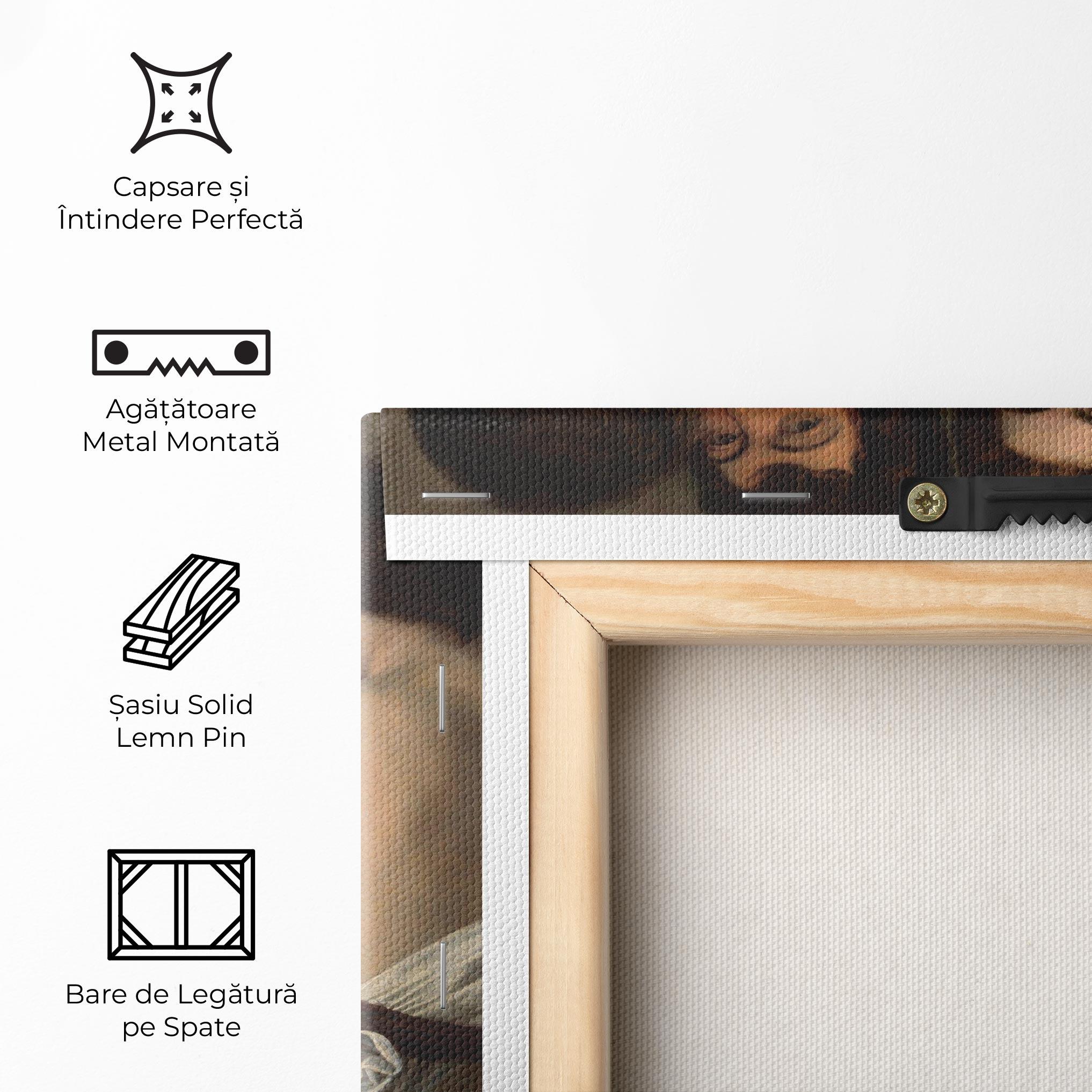 Tablou Canvas Caravaggio Musici mockup 5