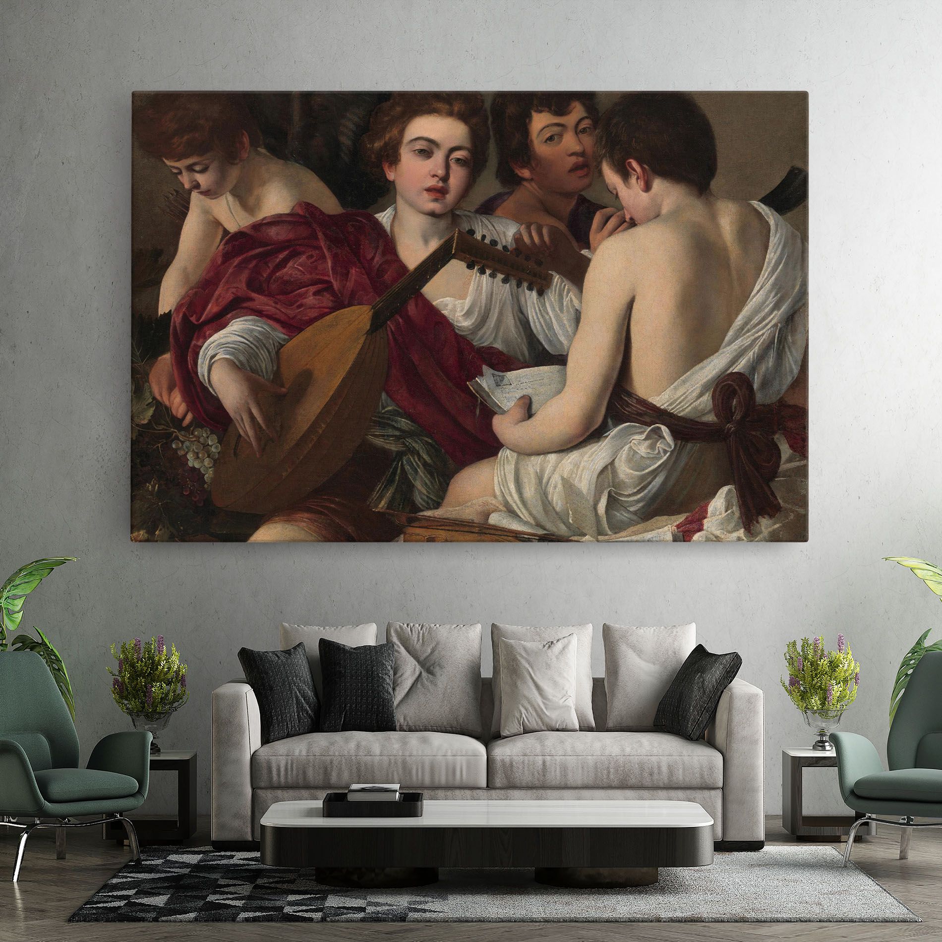Caravaggio Musici mockup 7