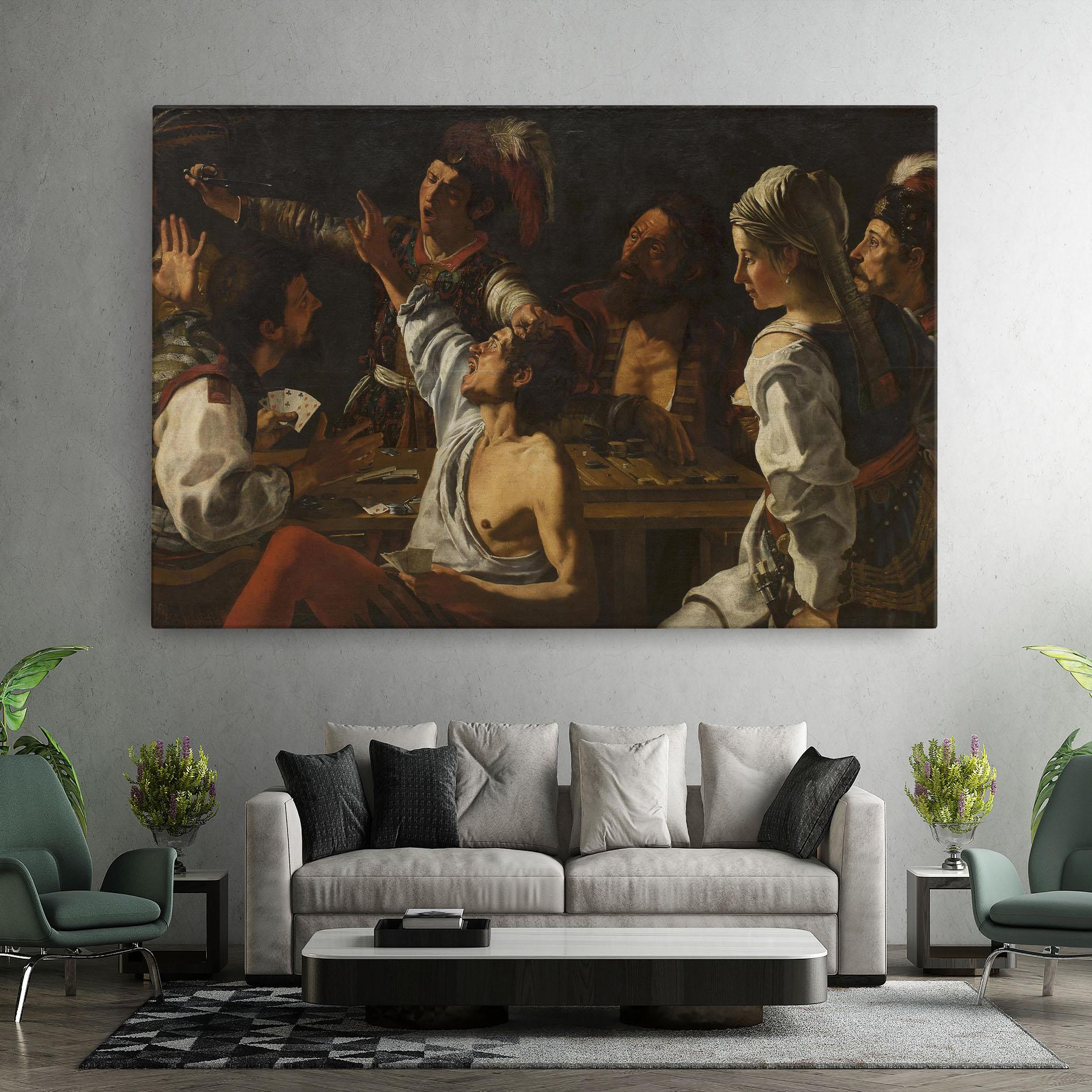 Tablou Canvas Rombouts Backgammon mockup 7