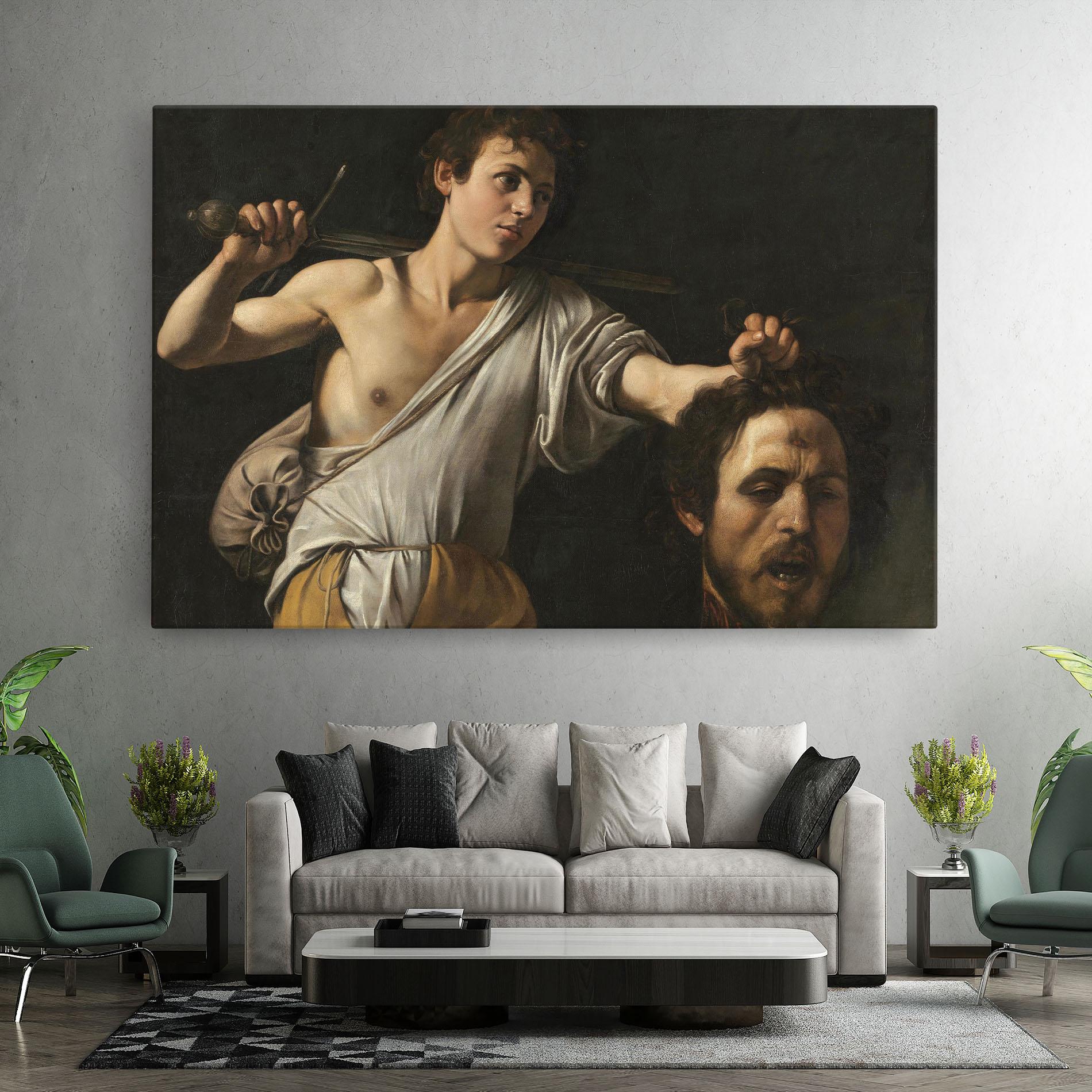 Tablou Canvas The Head Of Goliath mockup 7