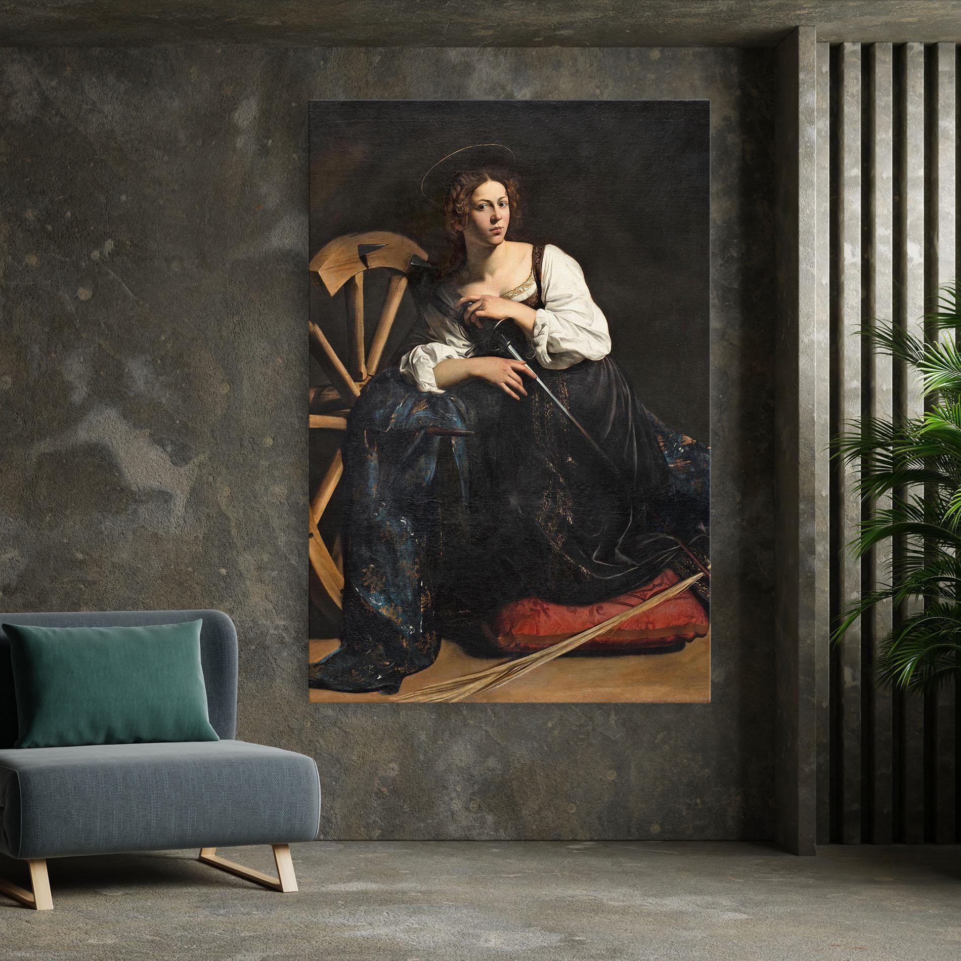 Tablou Canvas Saint Catherine Of Alexandria mockup 7