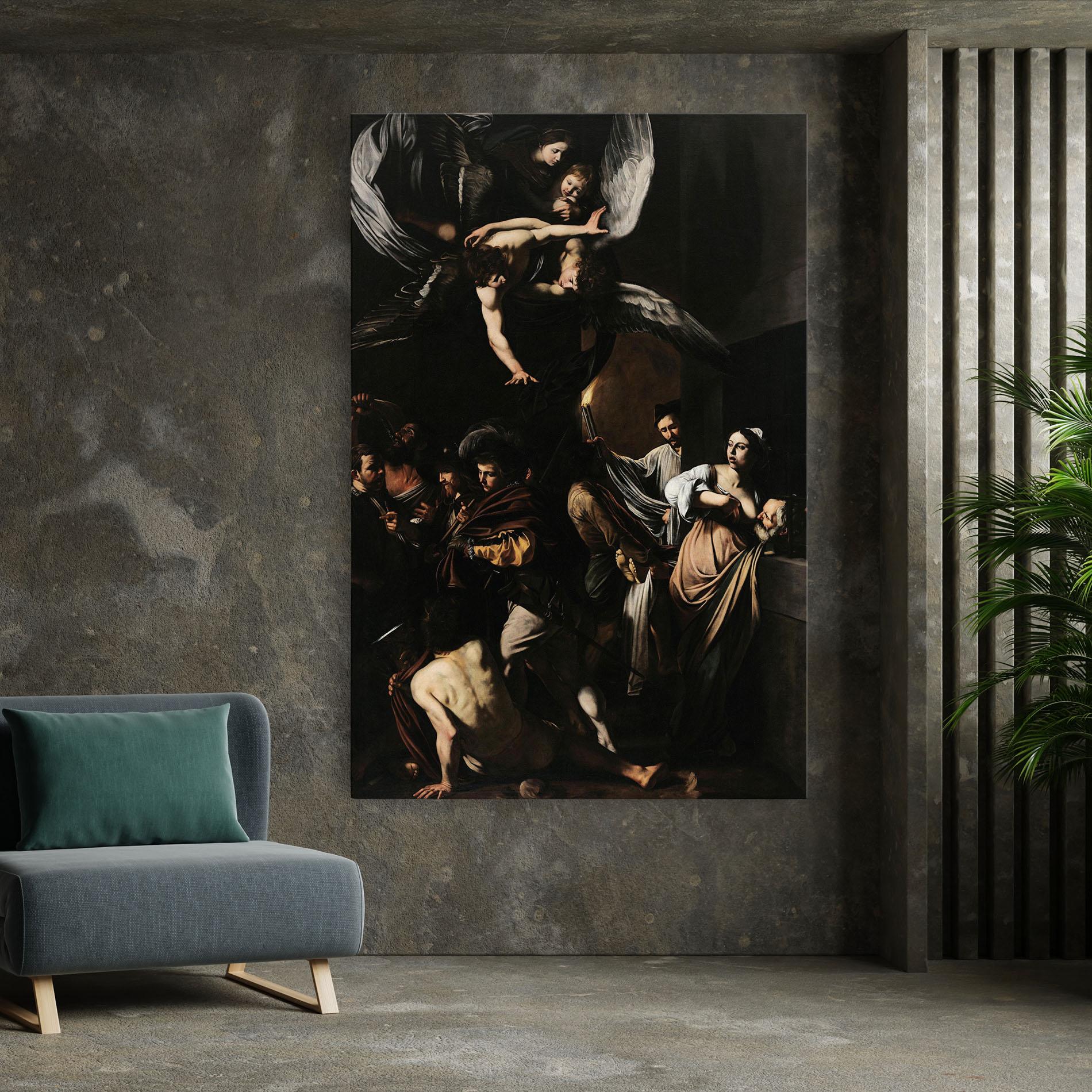 Tablou Canvas Sette Opere Di Misericordia mockup 7