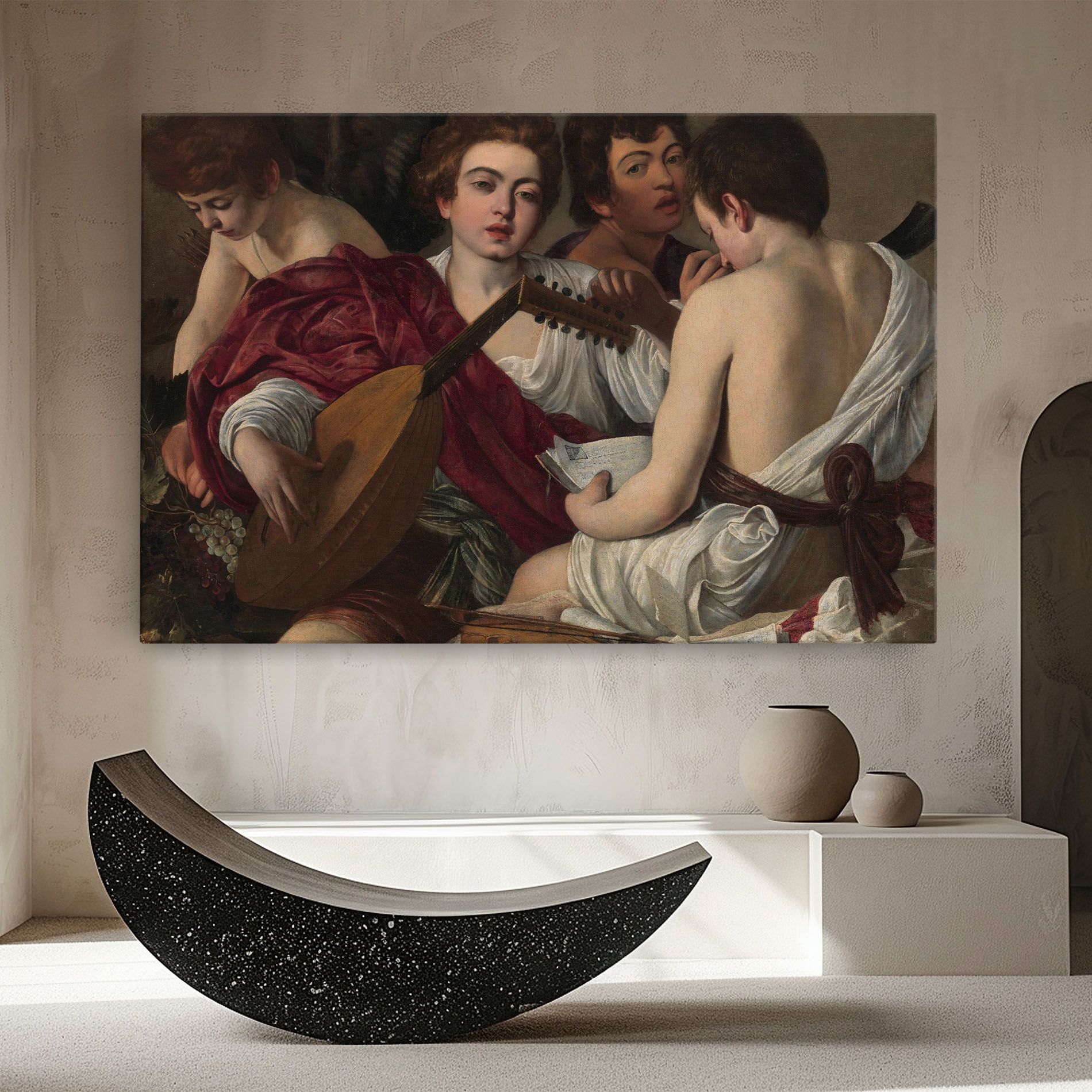 Caravaggio Musici mockup 8