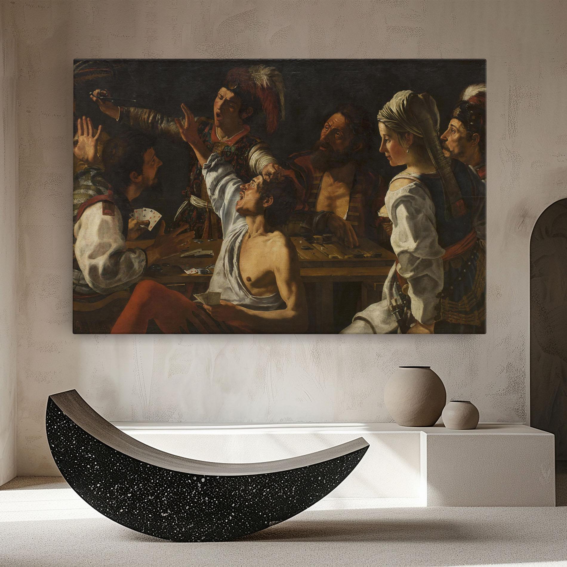 Tablou Canvas Rombouts Backgammon mockup 8