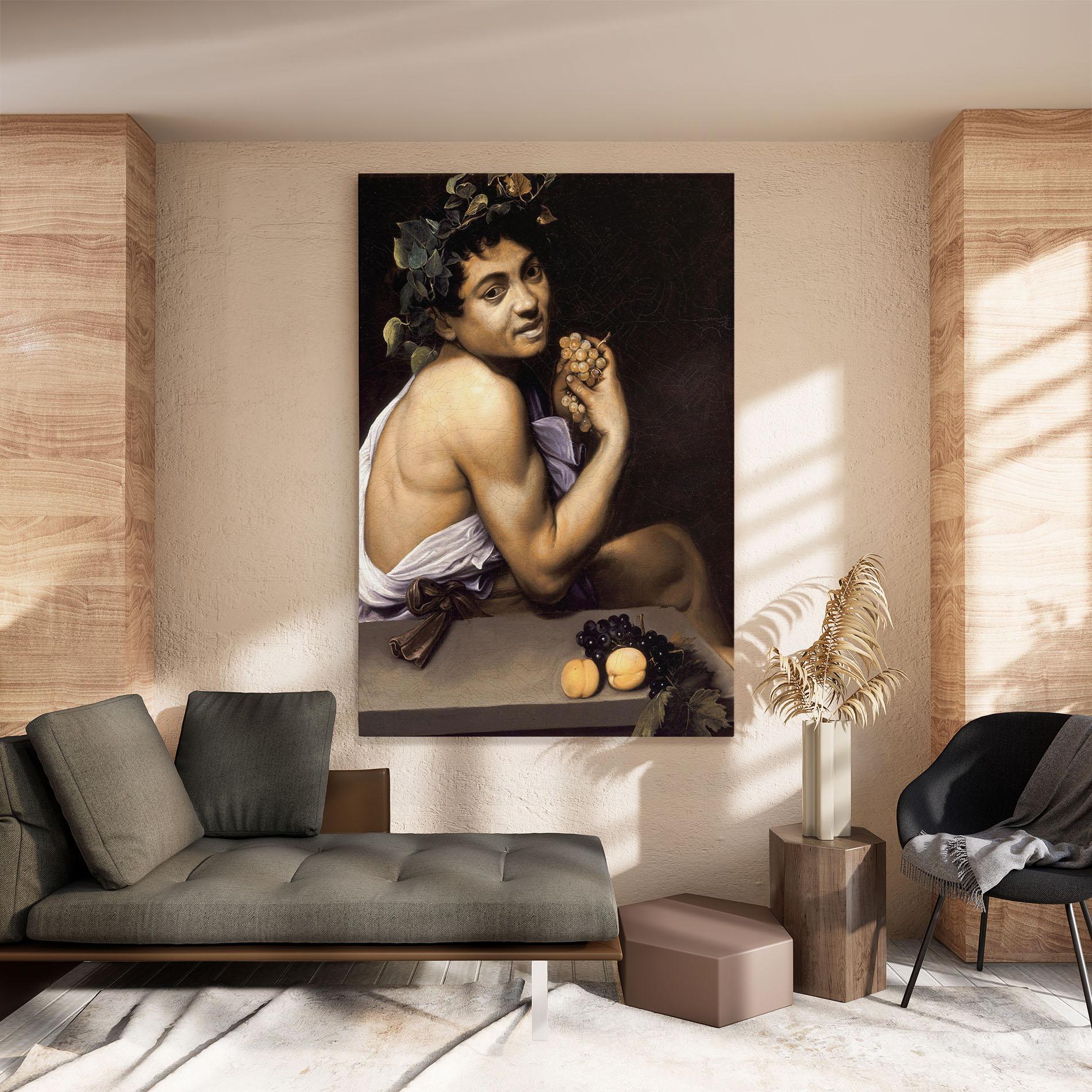 Tablou Canvas Young Sick Bacchus mockup 8