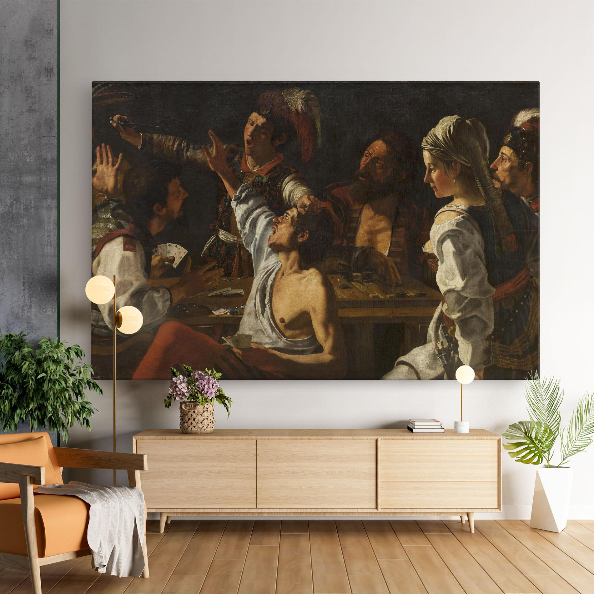 Tablou Canvas Rombouts Backgammon mockup 9