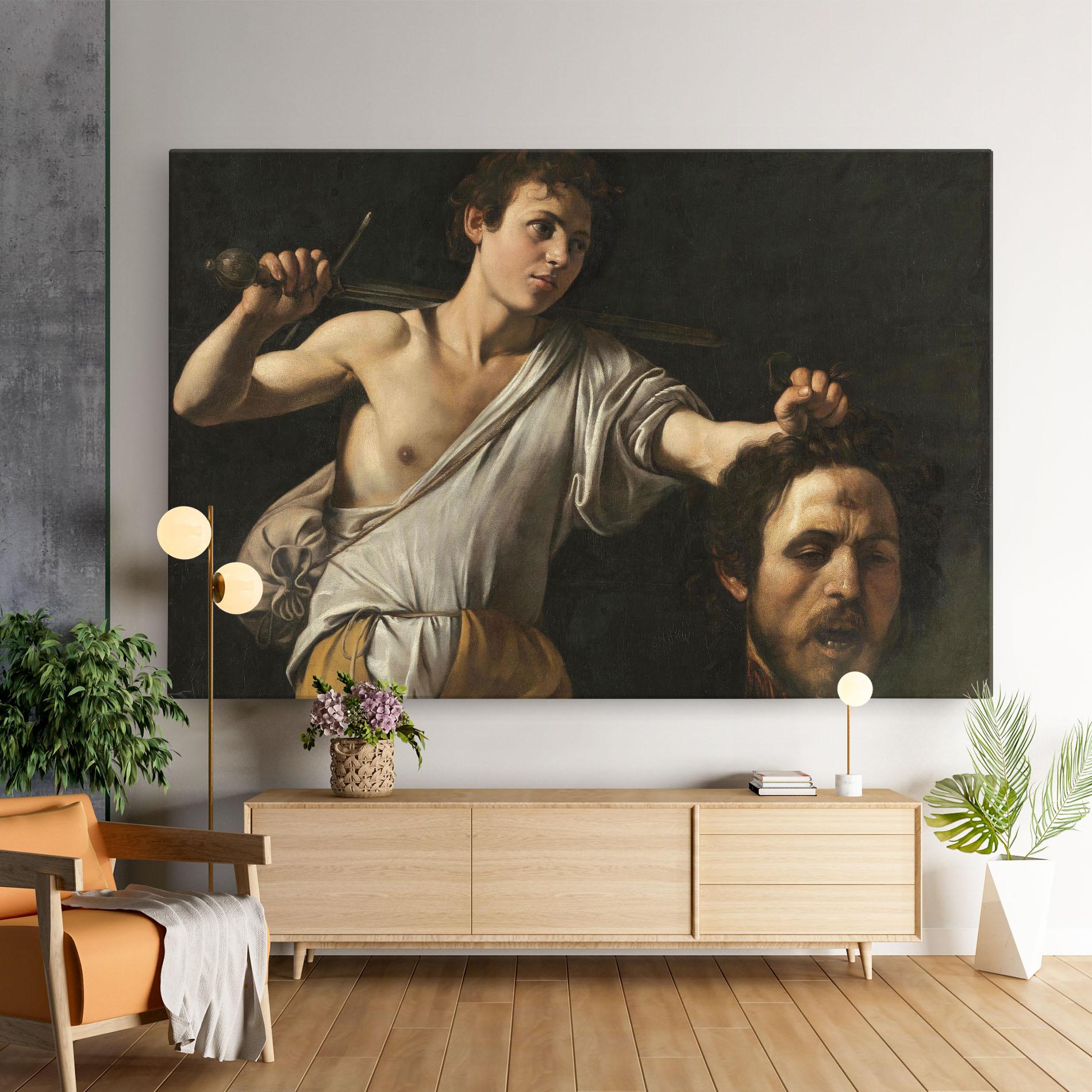 Tablou Canvas The Head Of Goliath mockup 9