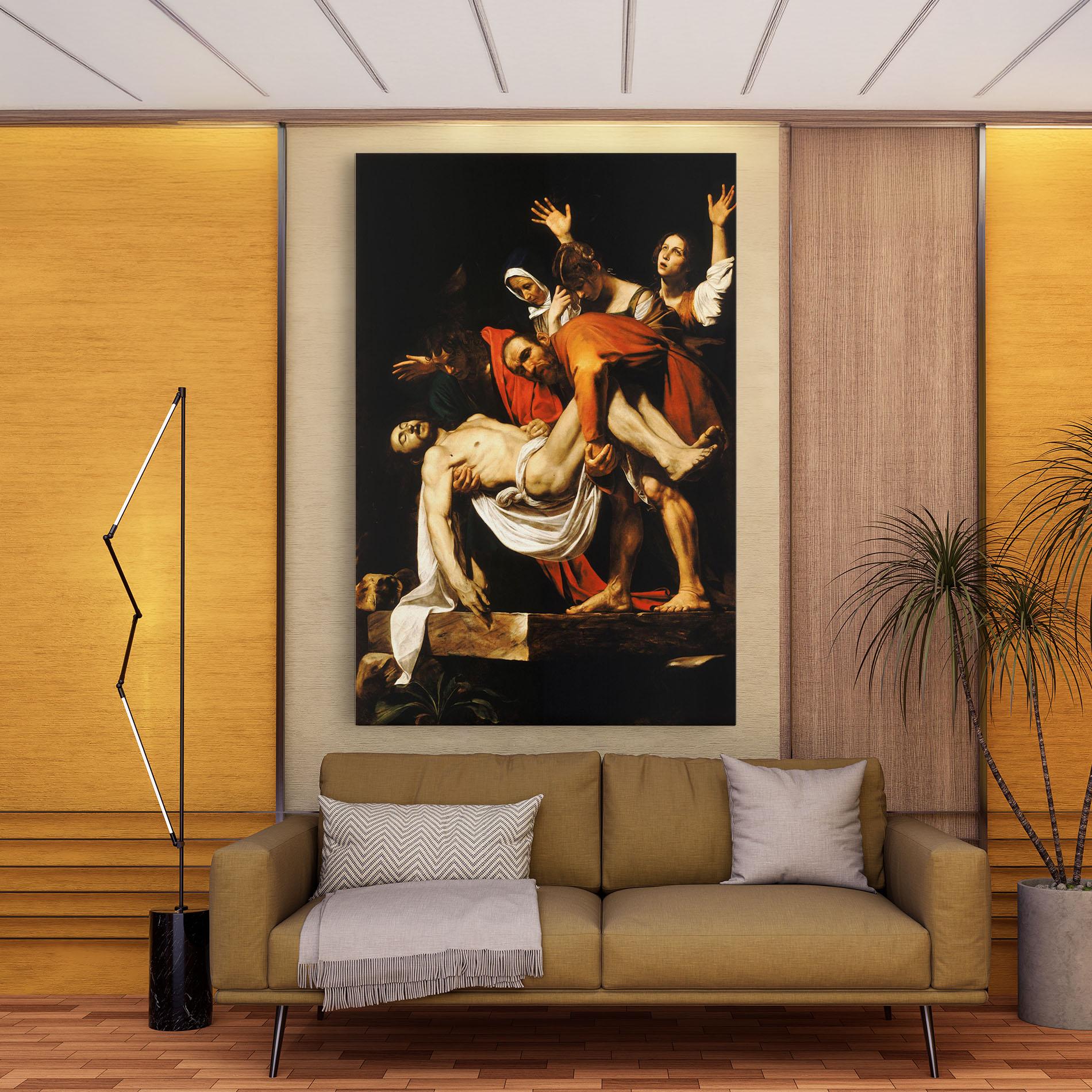 Tablou Canvas The Entombment Of Christ mockup 9