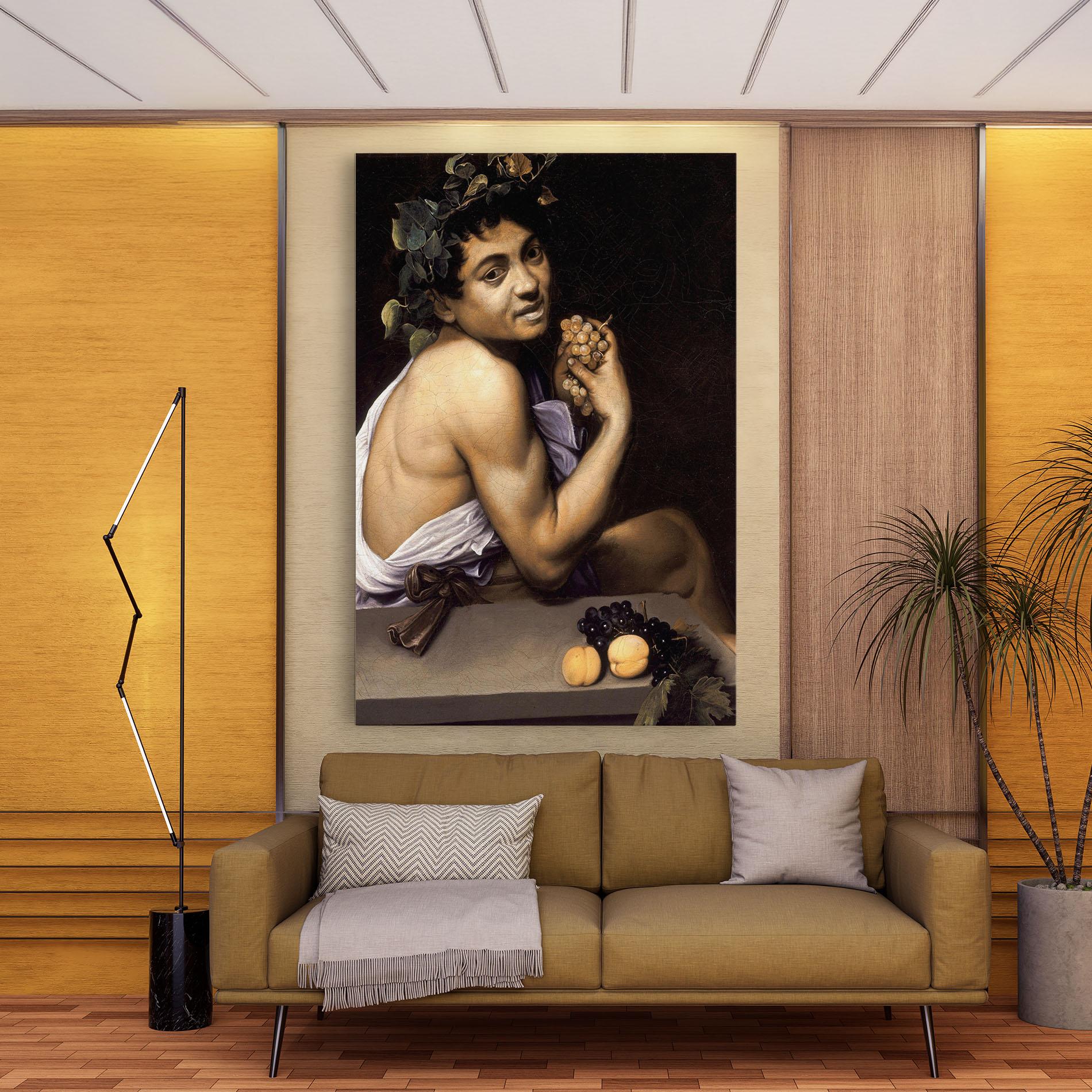 Tablou Canvas Young Sick Bacchus mockup 9