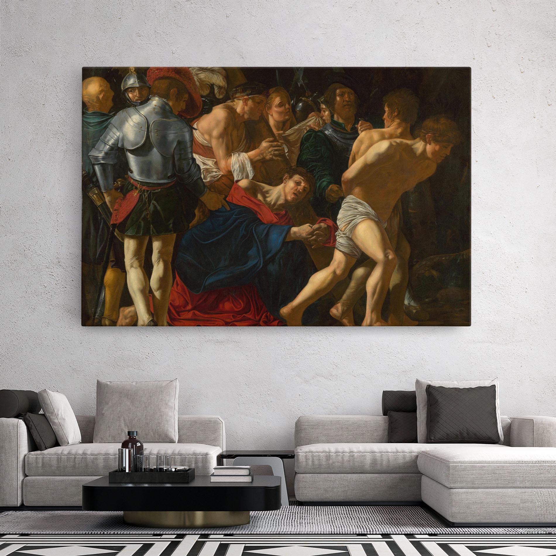 Tablou Canvas Fall Of Christ Calvary mockup 2