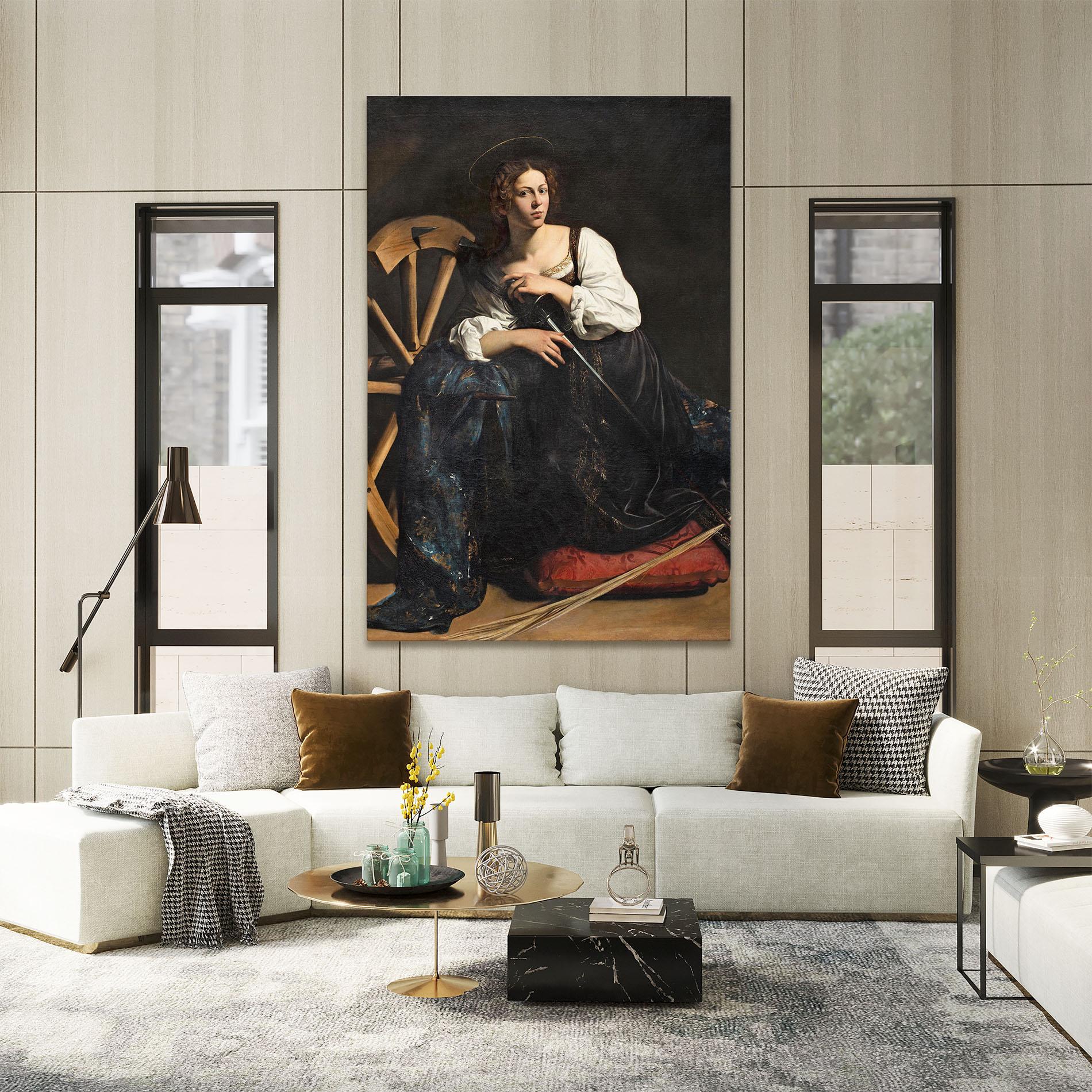 Tablou Canvas Saint Catherine Of Alexandria mockup 2