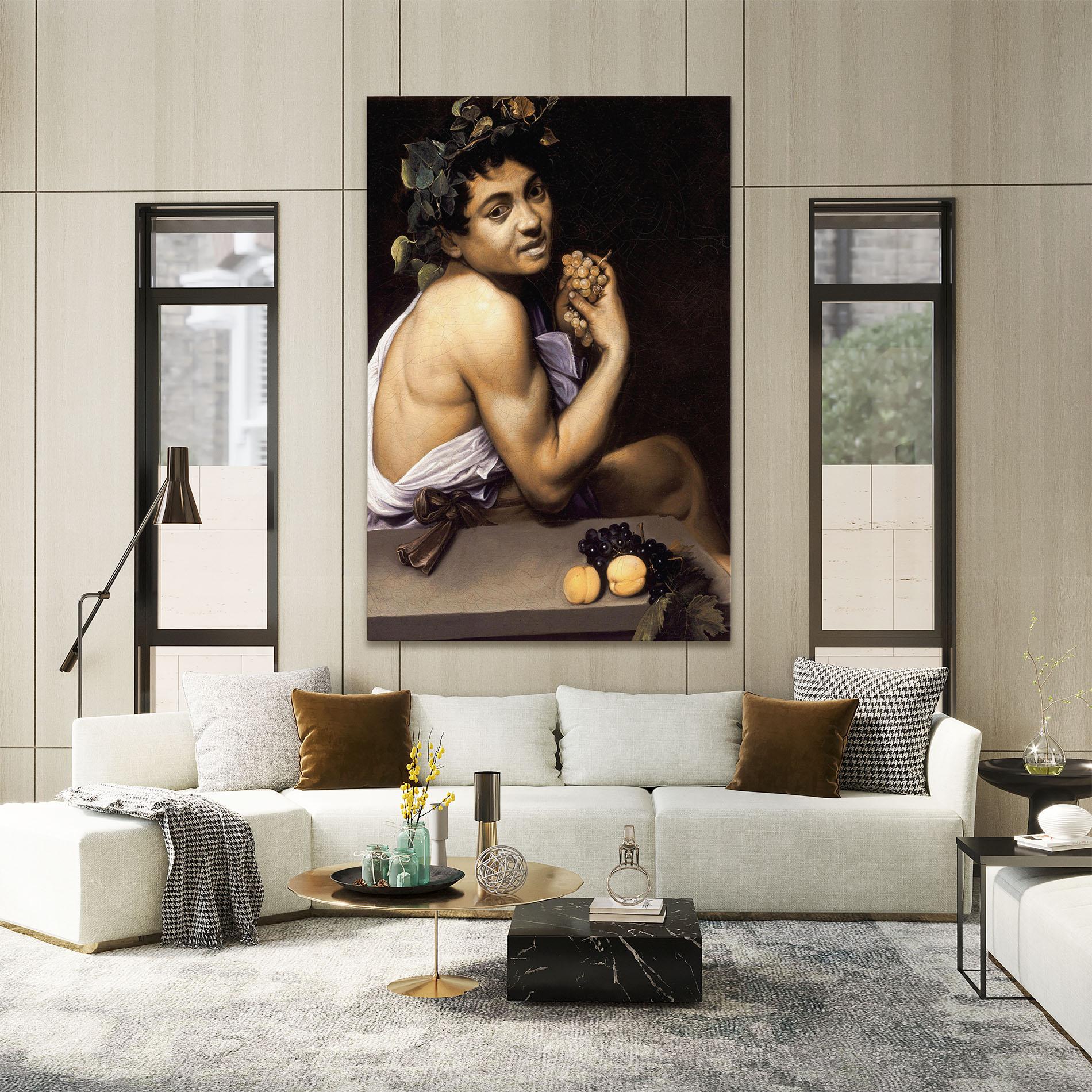 Tablou Canvas Young Sick Bacchus mockup 2