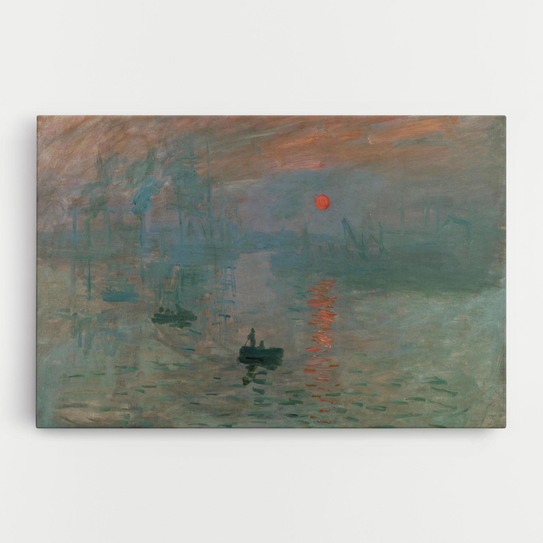 Tablou Canvas Monet Sunrise mockup 0