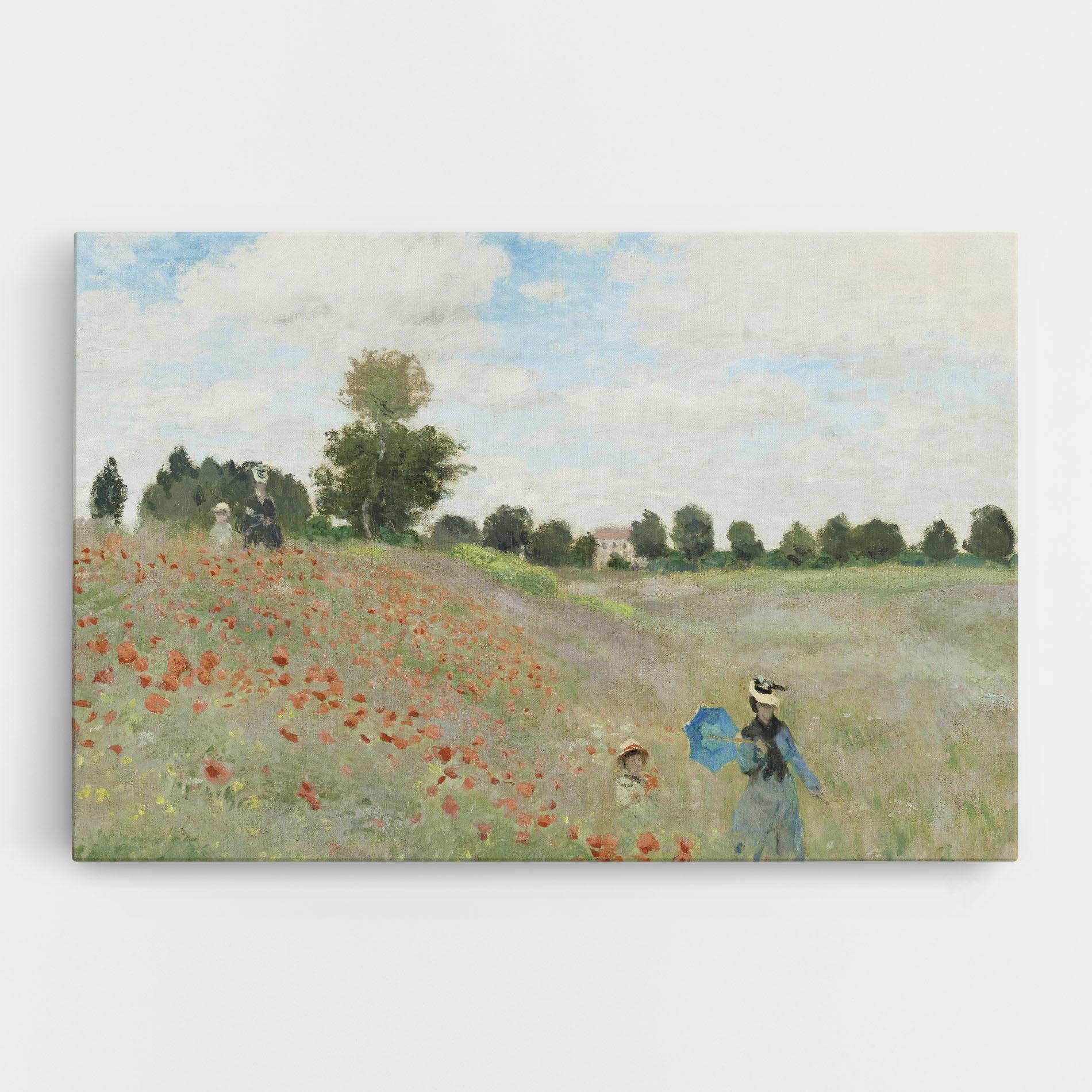 Tablou Canvas Poppy Field Near Argenteuil mockup 0