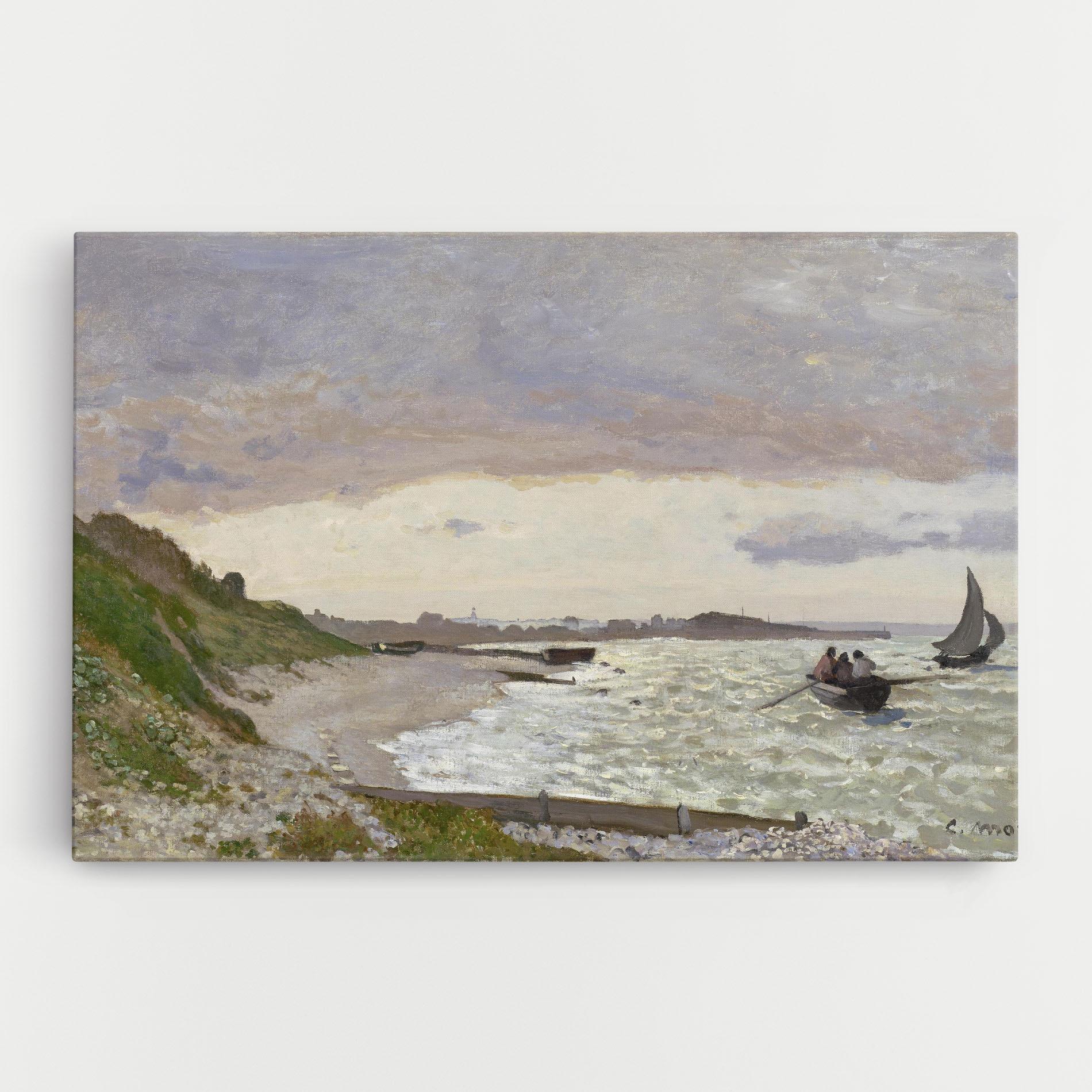 Tablou Canvas Seashore At Sainte Adresse mockup 0