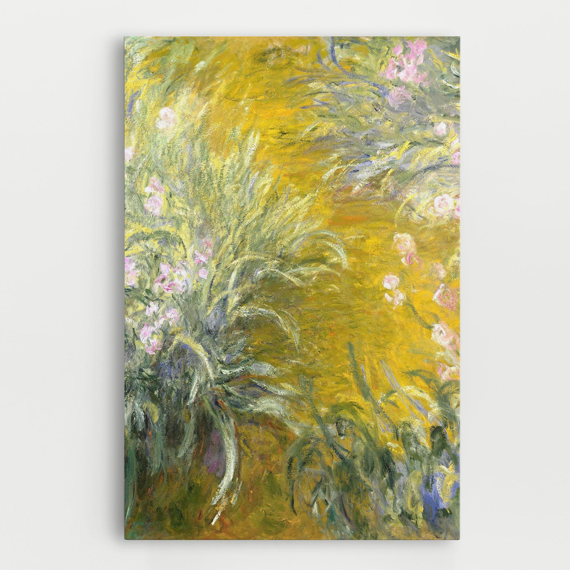 Tablou Canvas Path Through The Irises mockup 0