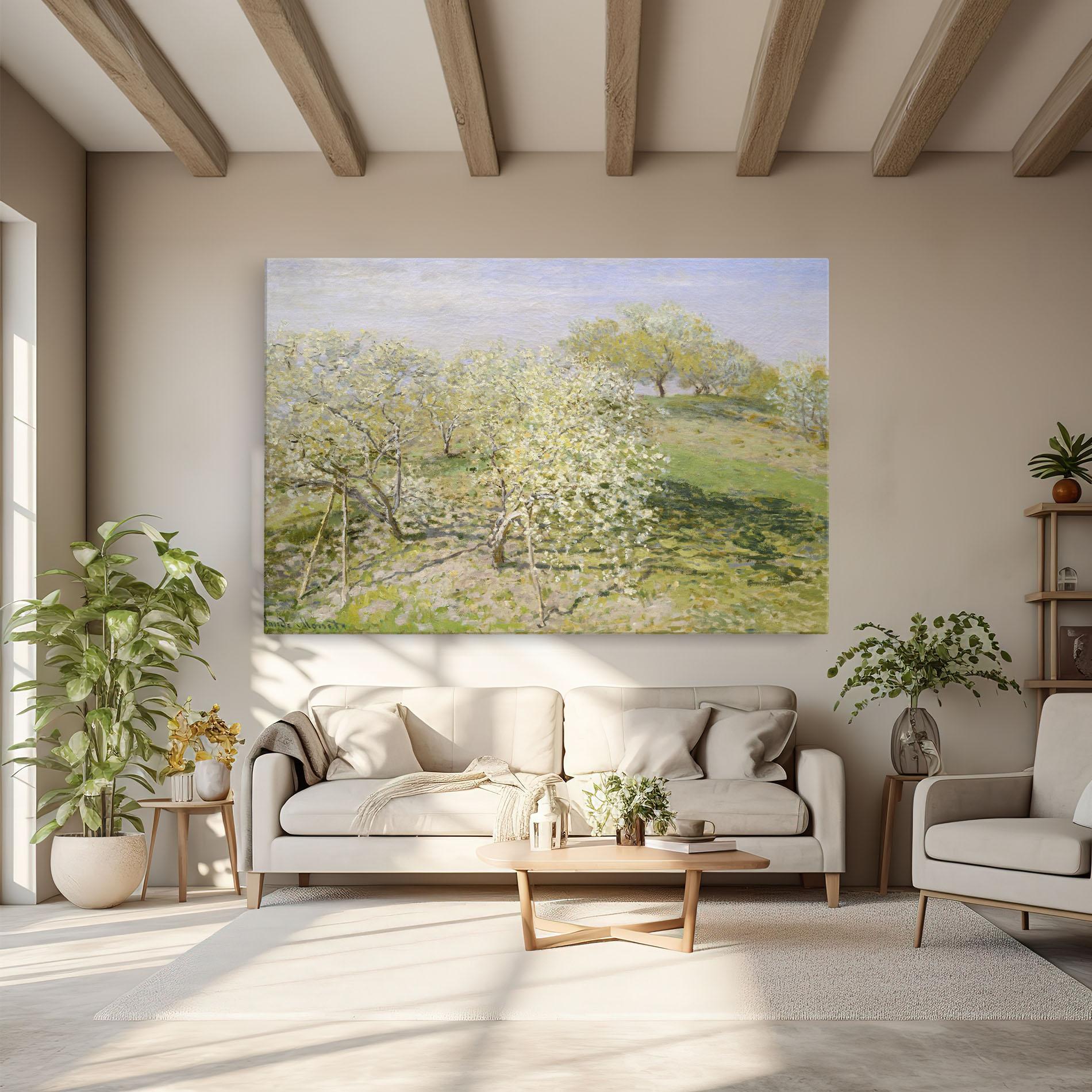 Tablou Canvas Fruit Trees In Bloom mockup 6