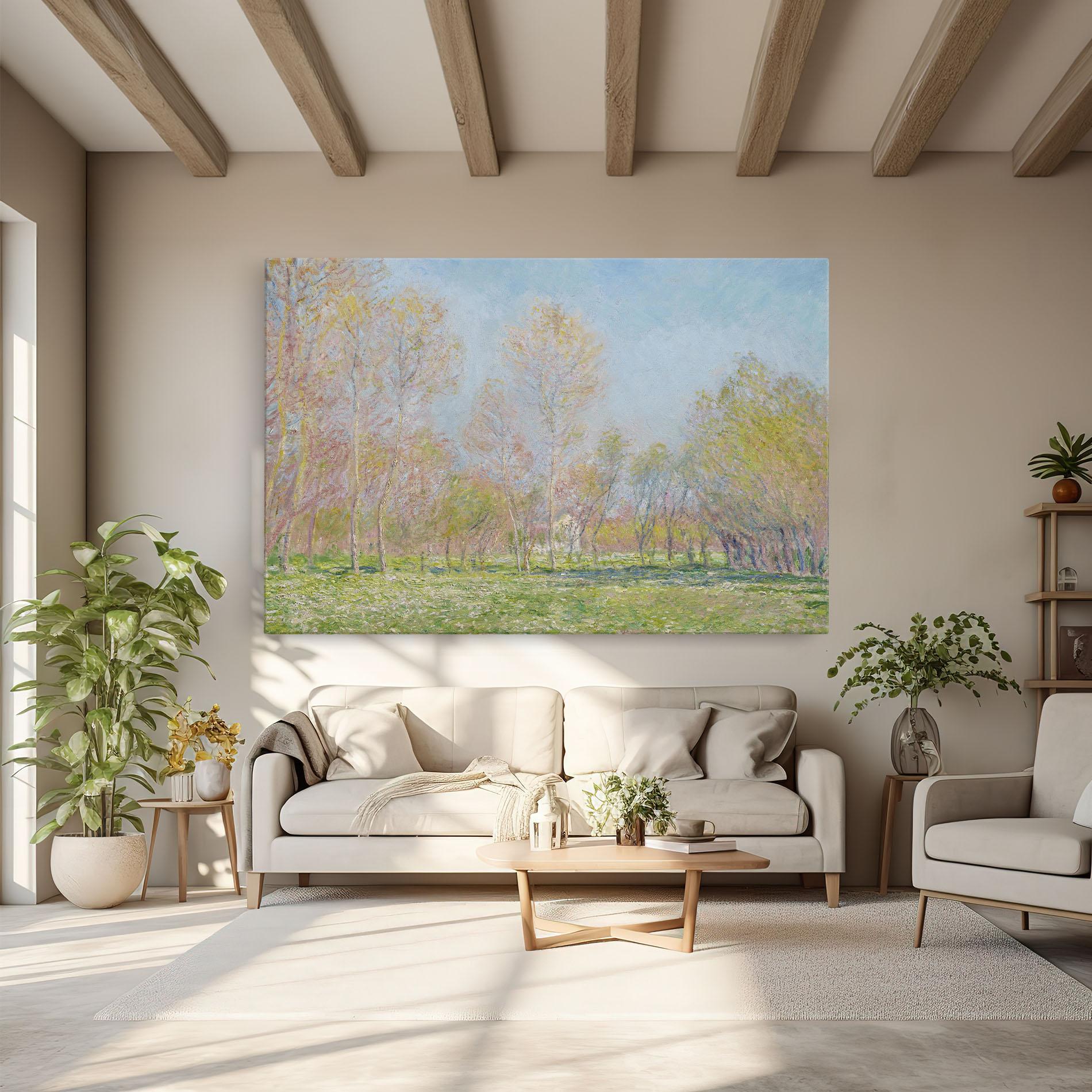 Tablou Canvas Spring In Giverny mockup 6