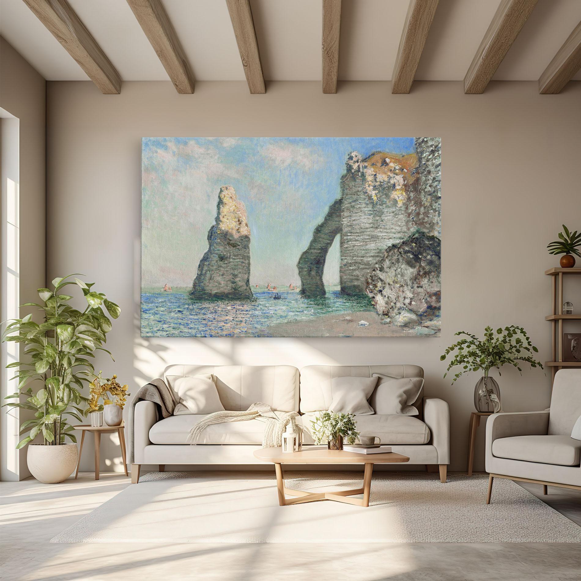 Tablou Canvas The Cliffs At Etretat mockup 6