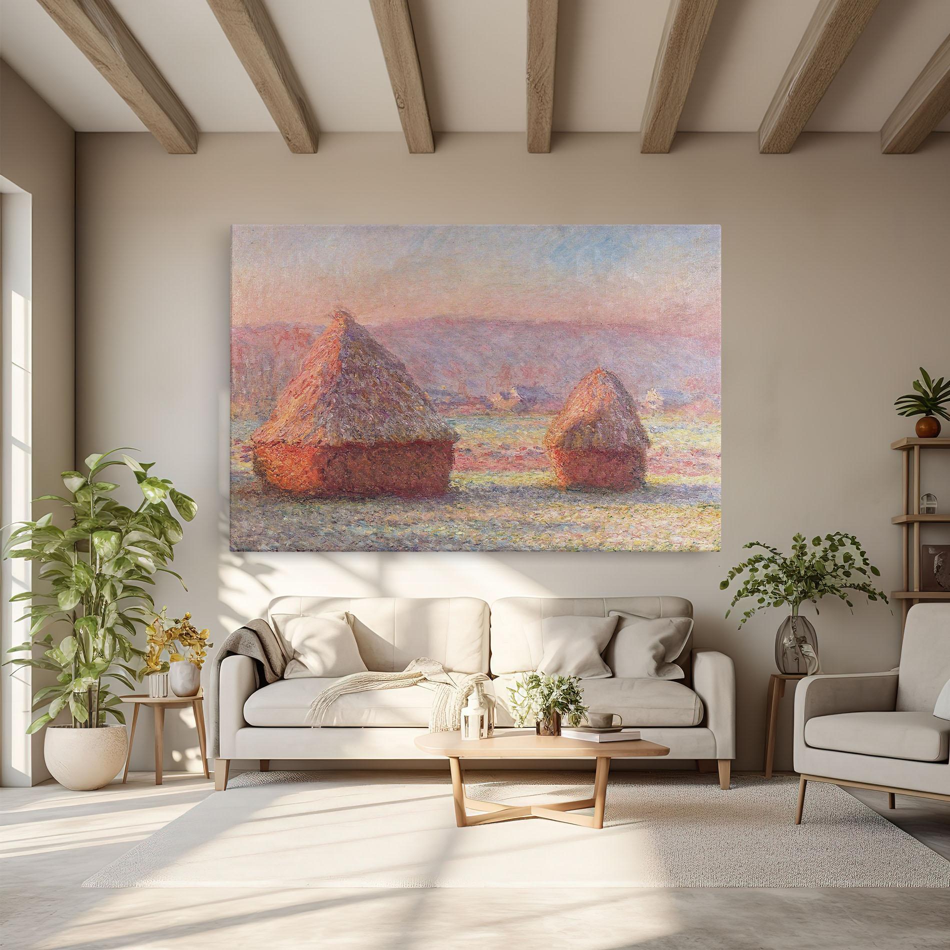 Tablou Canvas White Frost mockup 6