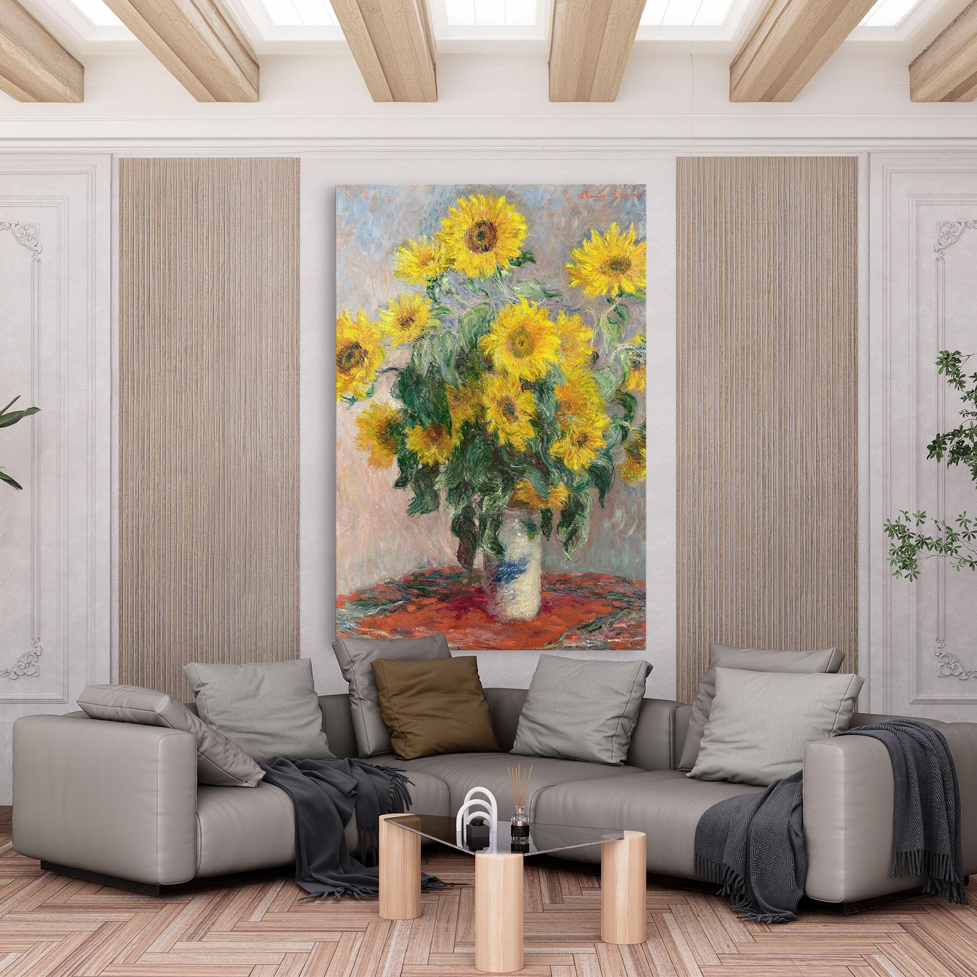 Tablou Canvas Bouquet Of Sunflowers 1881 mockup 6
