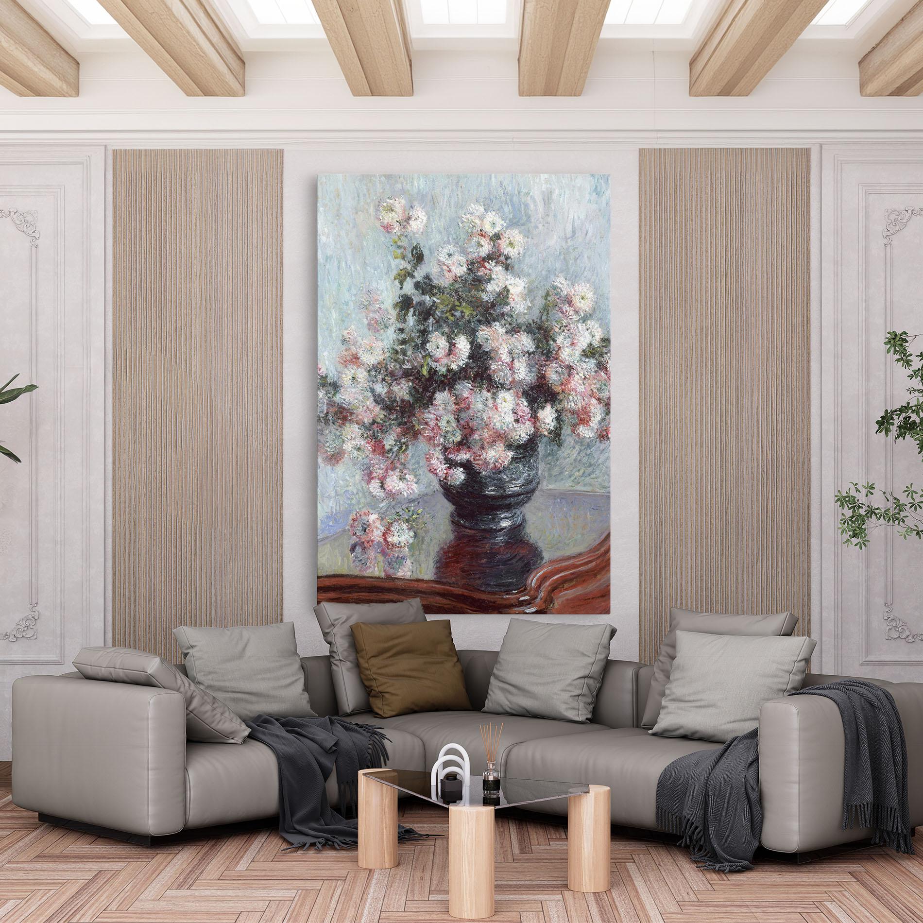 Tablou Canvas Chrysanthemums mockup 6