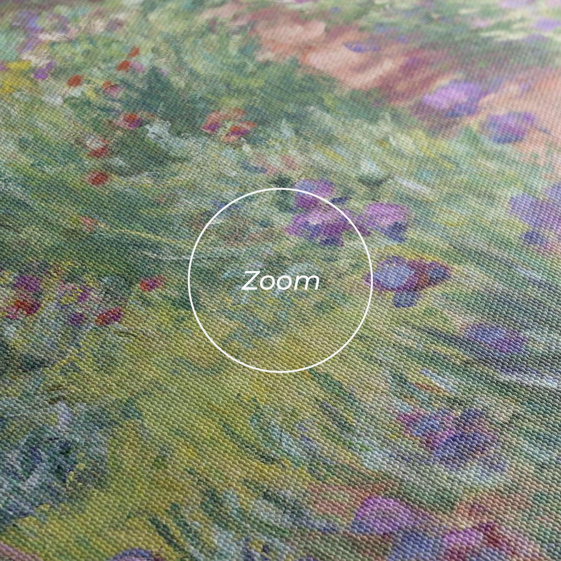 Tablou Canvas Garden In Giverny Monet mockup 3