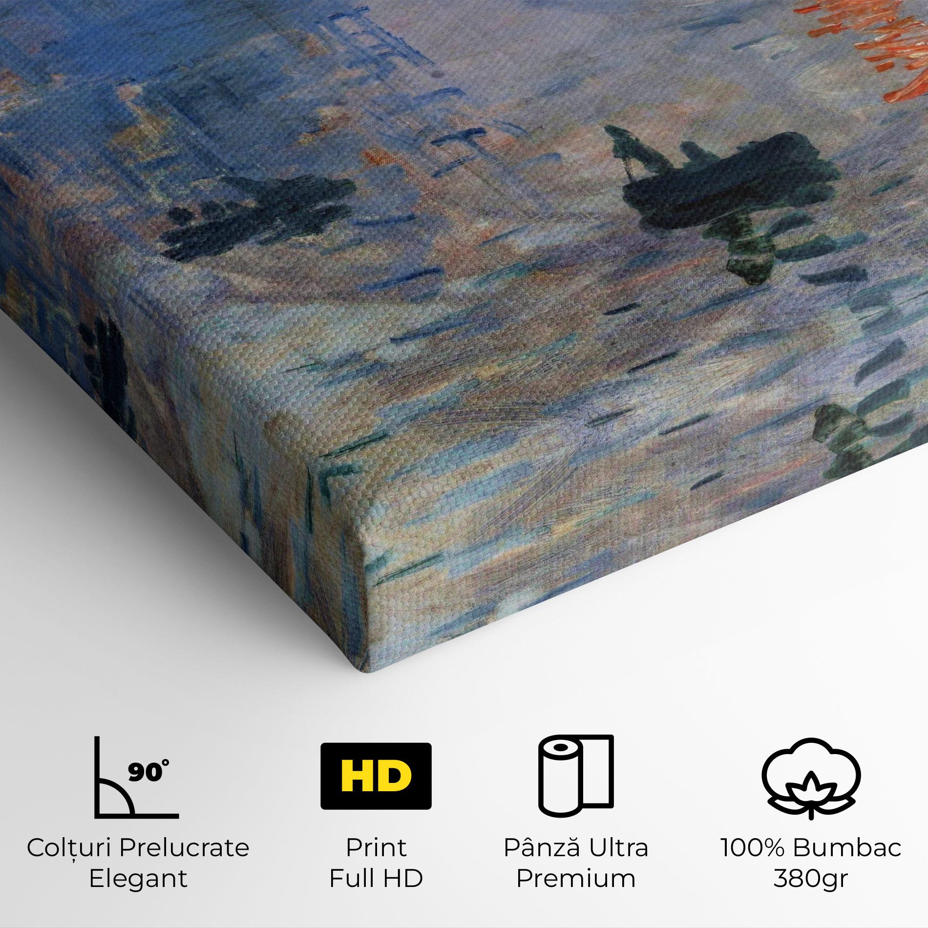 Tablou Canvas Monet Impressionist mockup 4