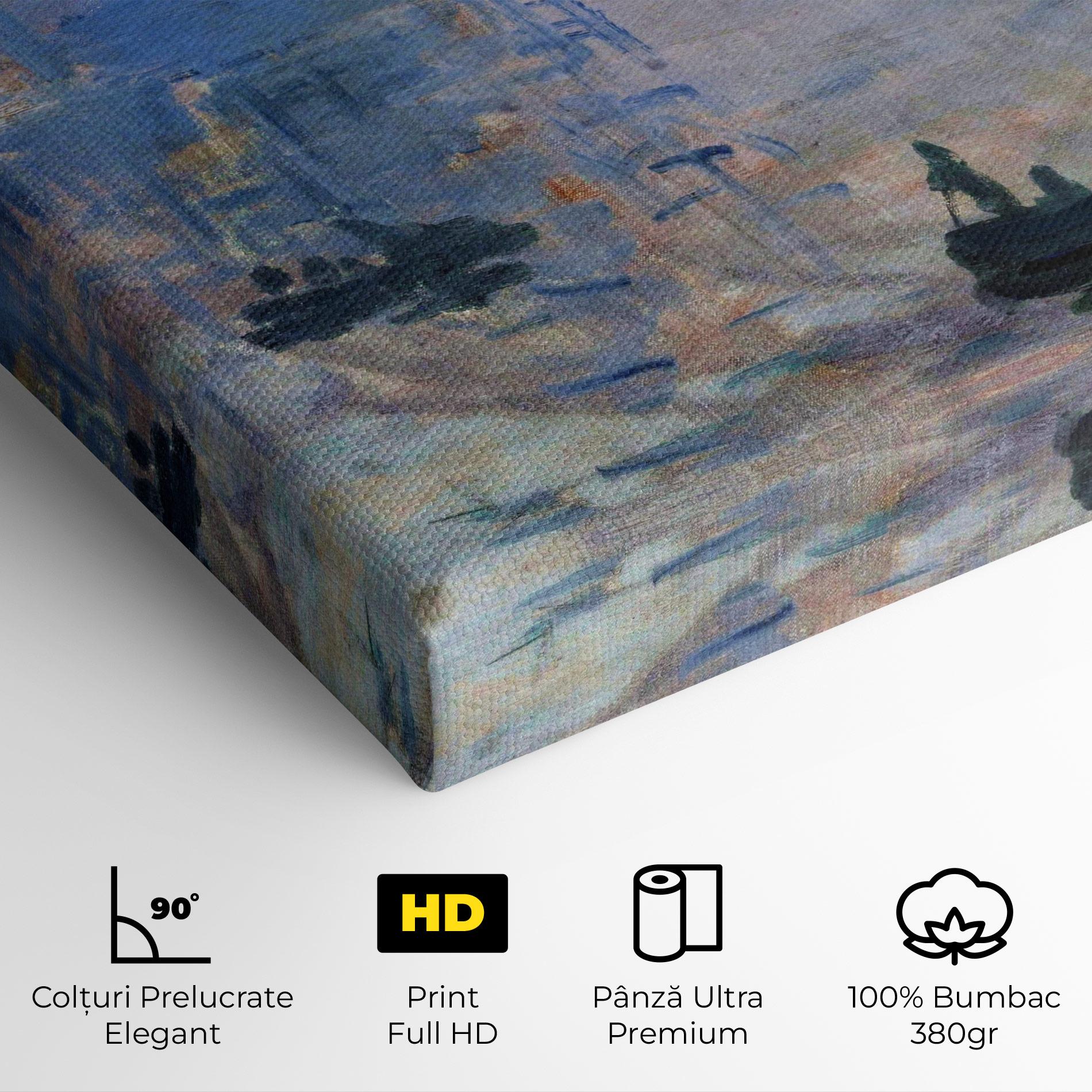 Tablou Canvas Sunrise Painting mockup 4