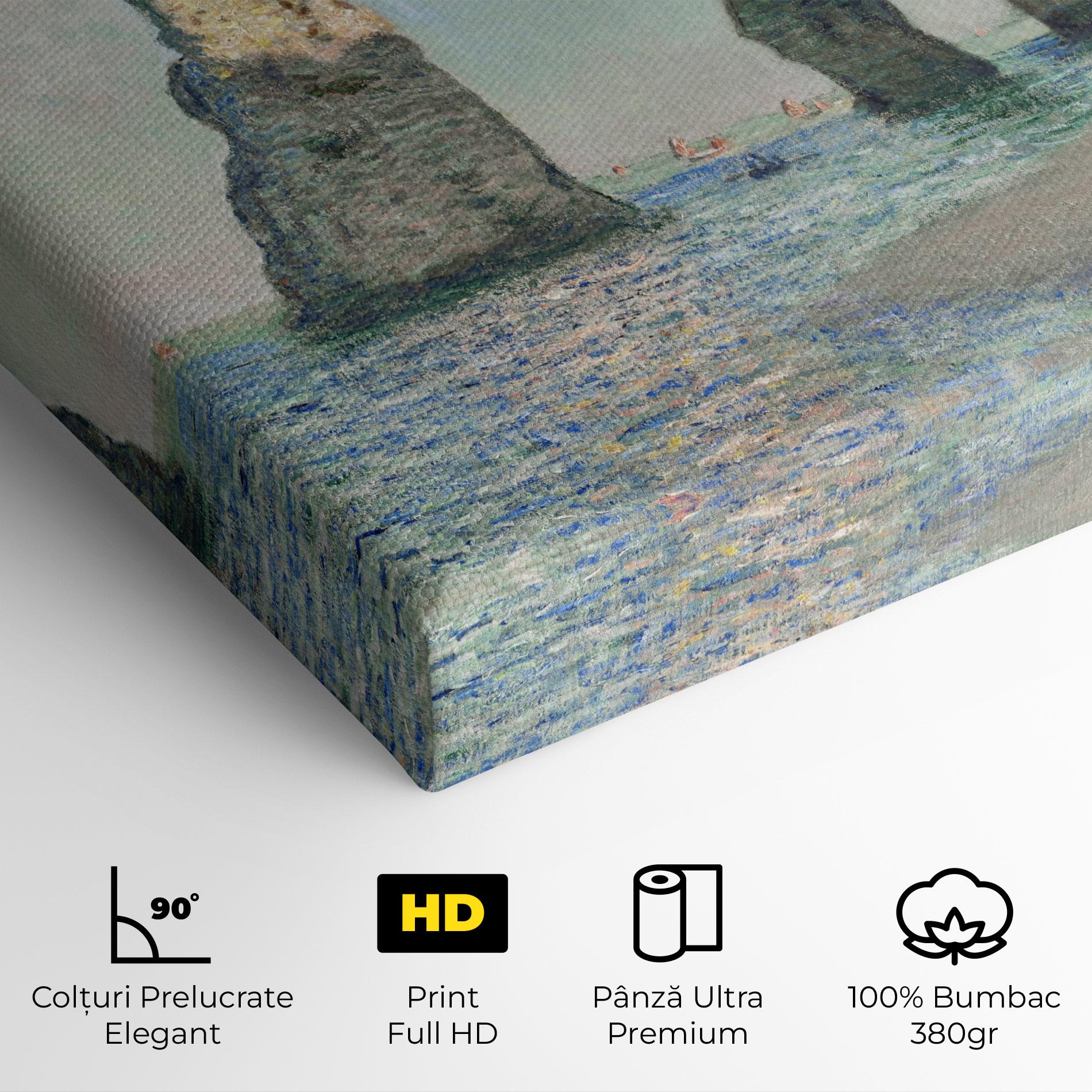 Tablou Canvas The Cliffs At Etretat mockup 4