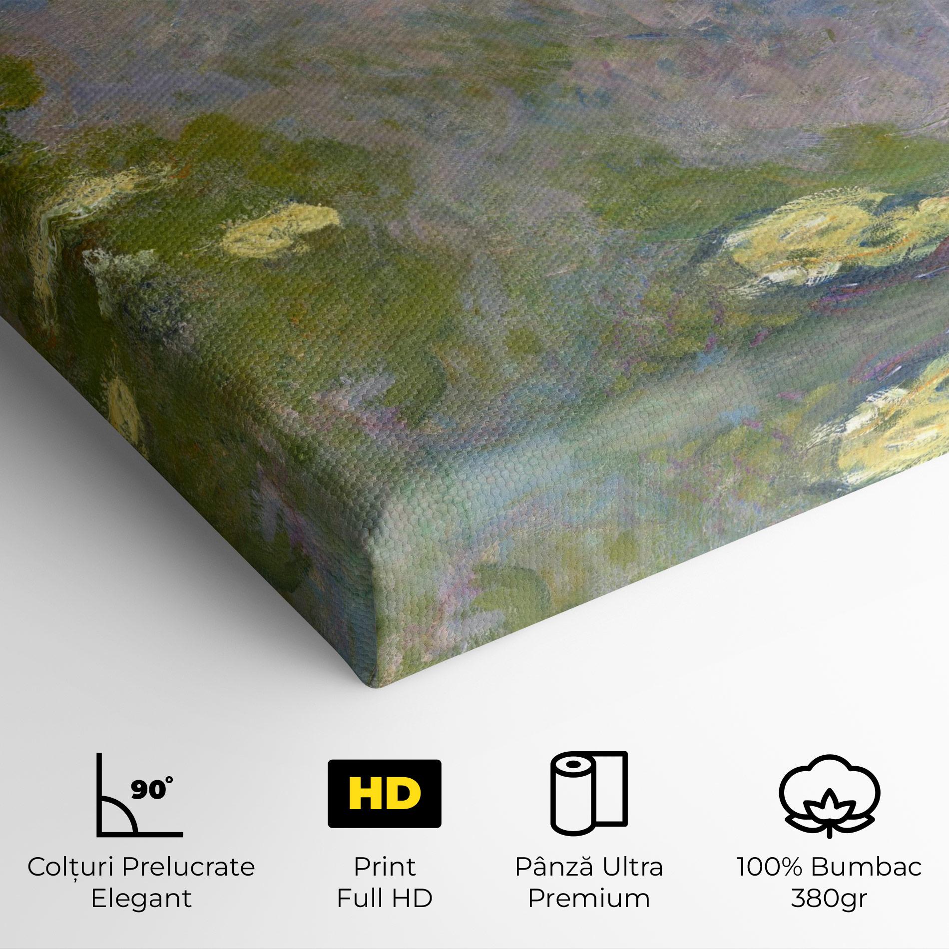 Tablou Canvas Water Lilies Monet mockup 4