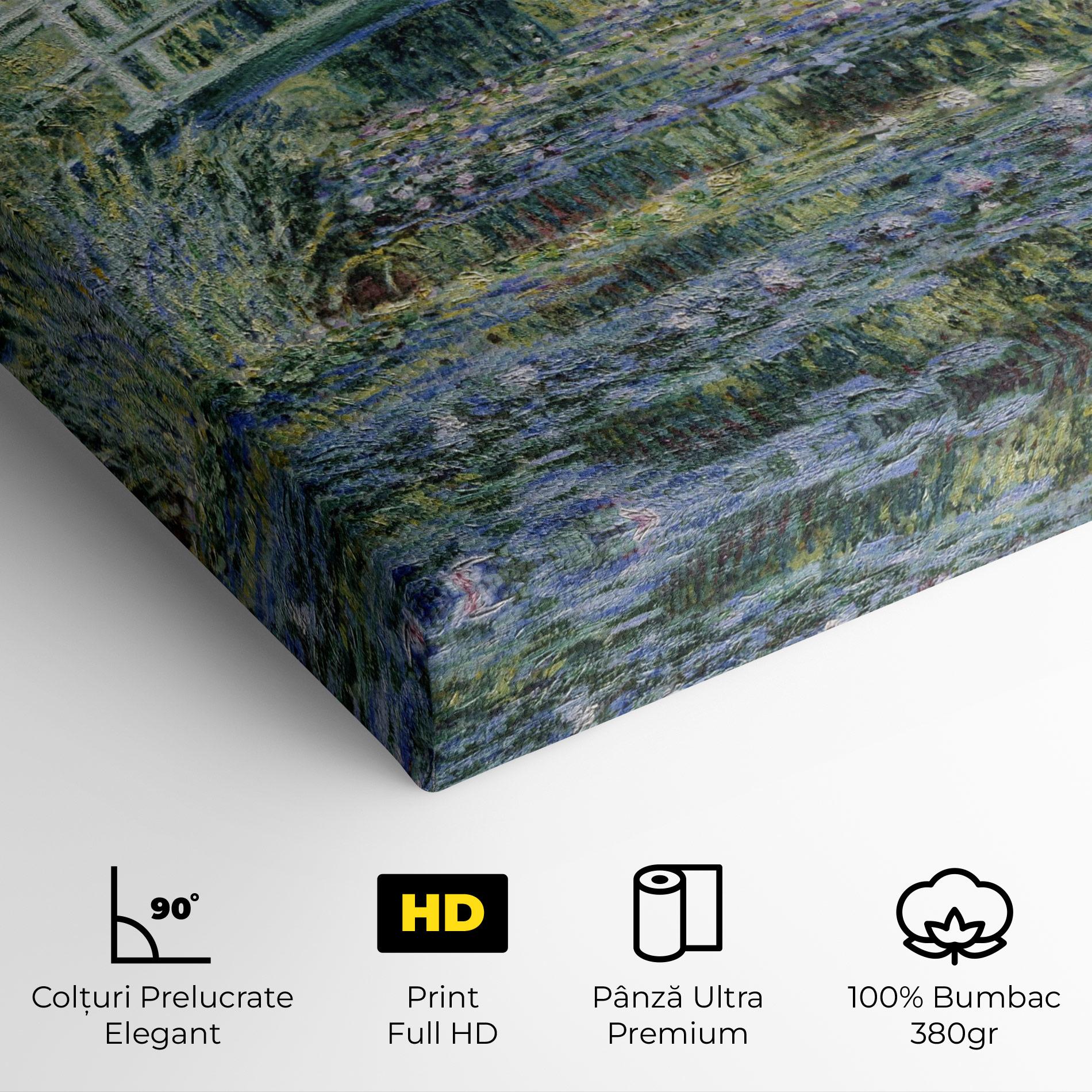 Tablou Canvas Water Lilies mockup 4