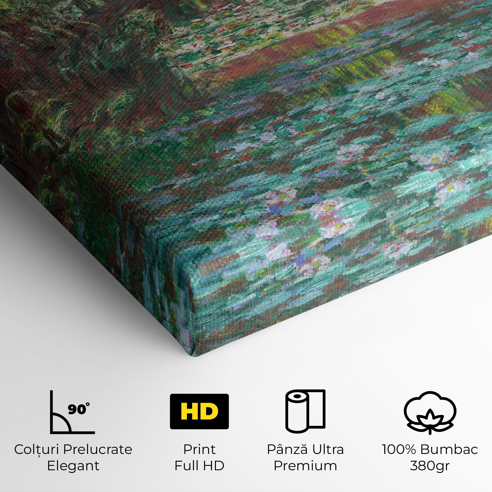 Tablou Canvas Water Lily Pond mockup 4