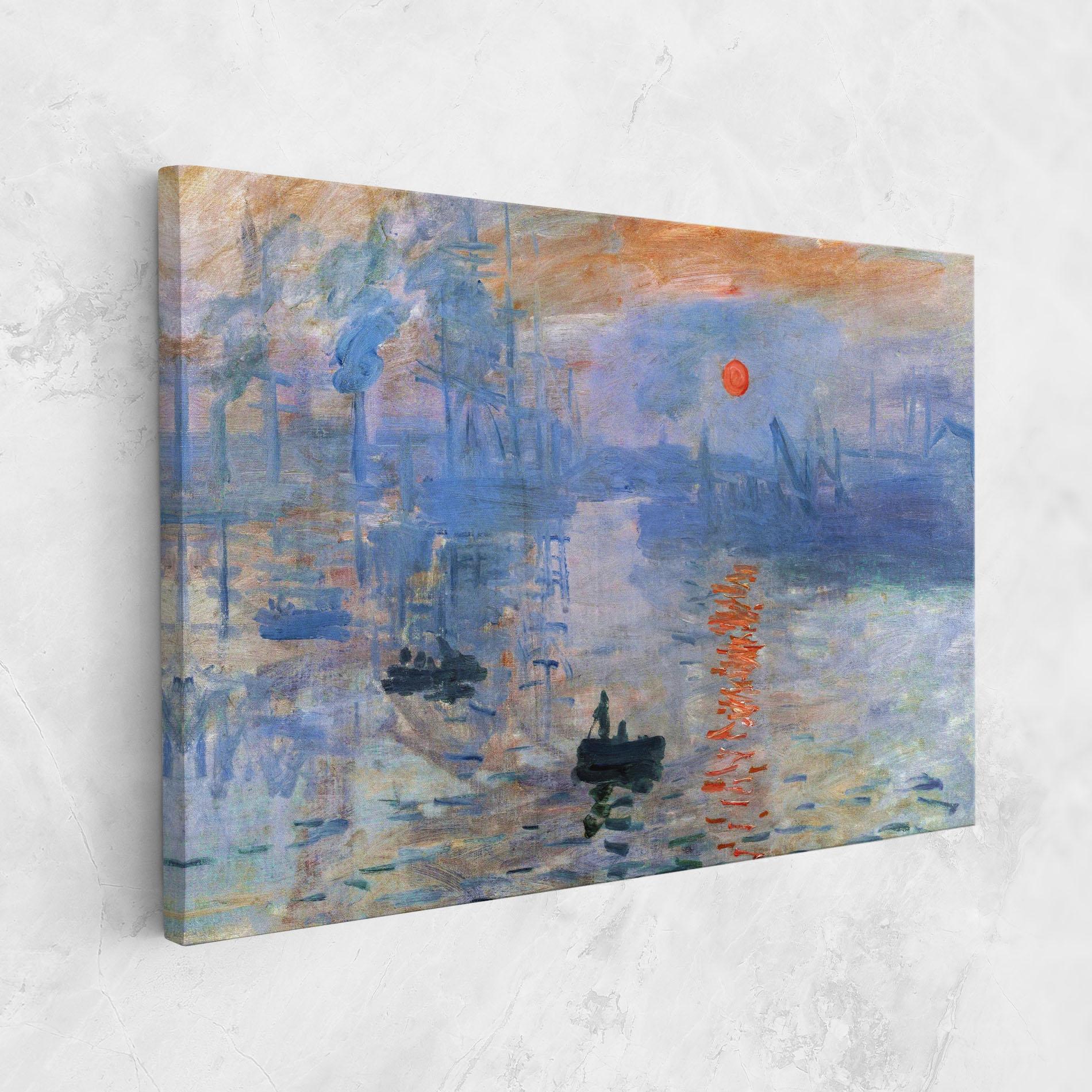 Tablou Canvas Monet Impressionist mockup 1